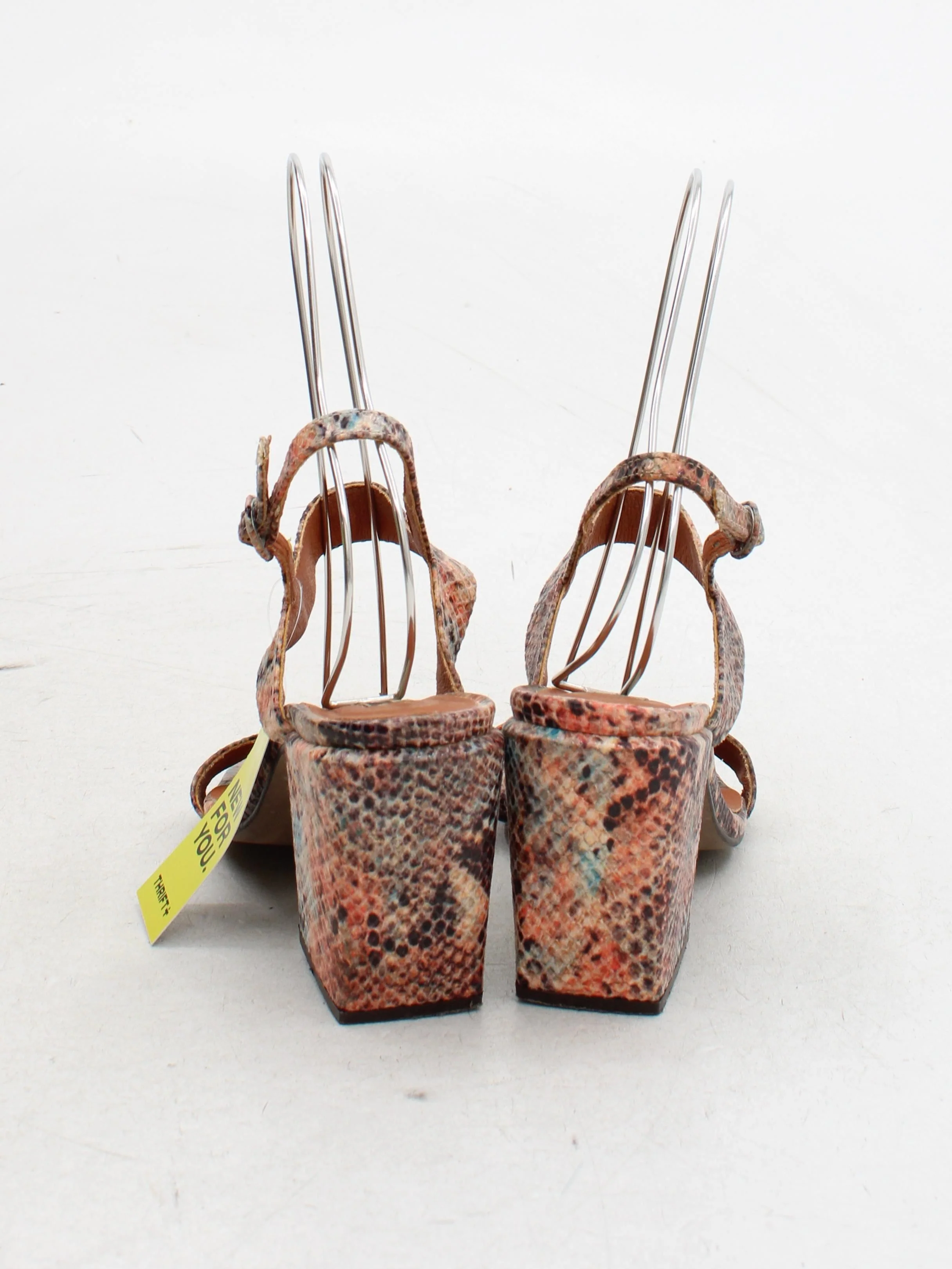 Topshop Women's Sandals UK 6 Multi Animal Print 100% Other Strappy - Image 3