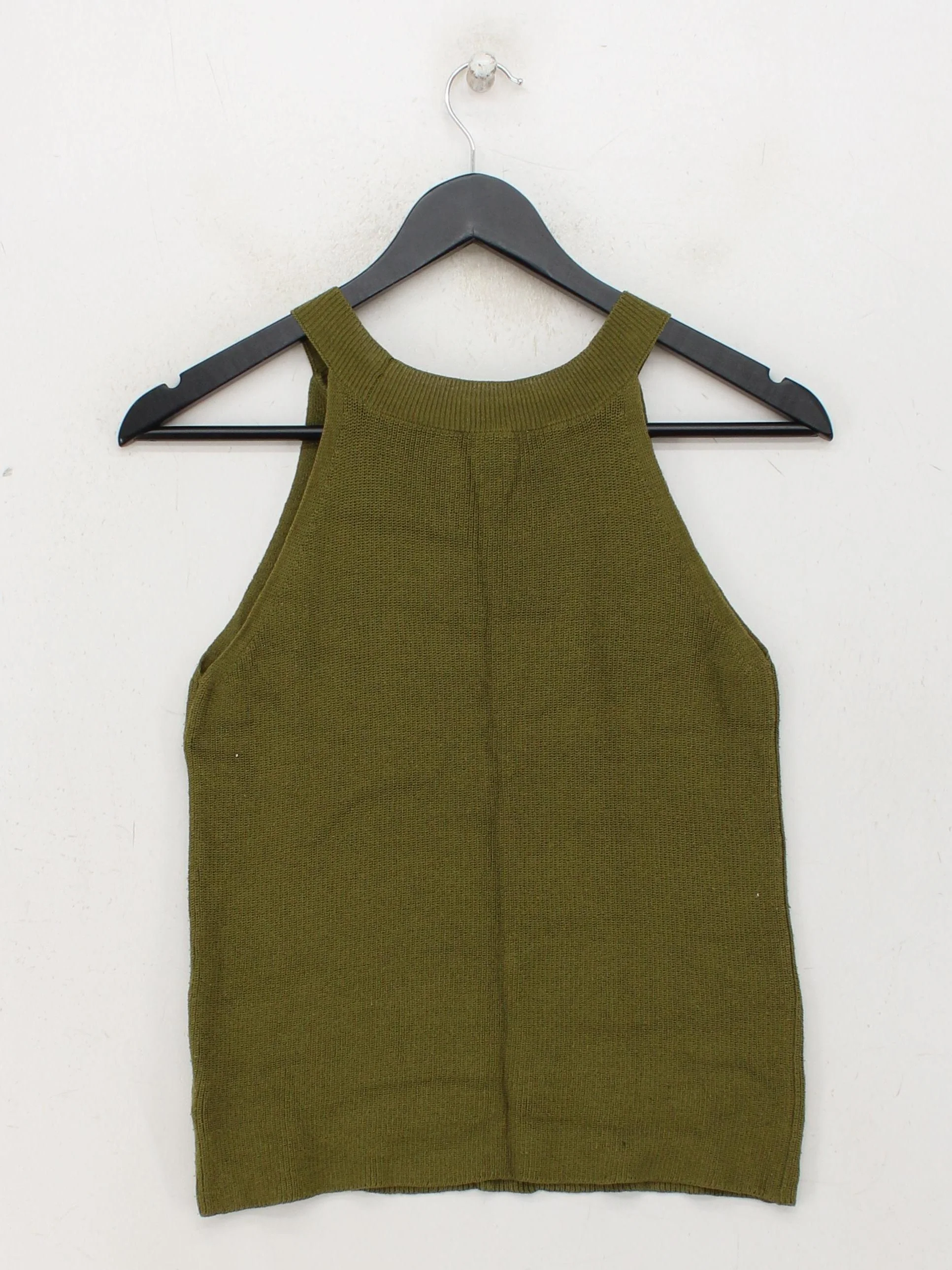 Topshop Women's T-Shirt S Green Viscose with Polyester Basic - Image 2