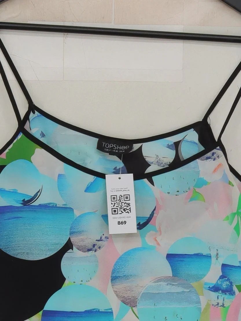 Topshop Women's T-Shirt UK 14 Multi 100% Polyester Camisole - Image 3