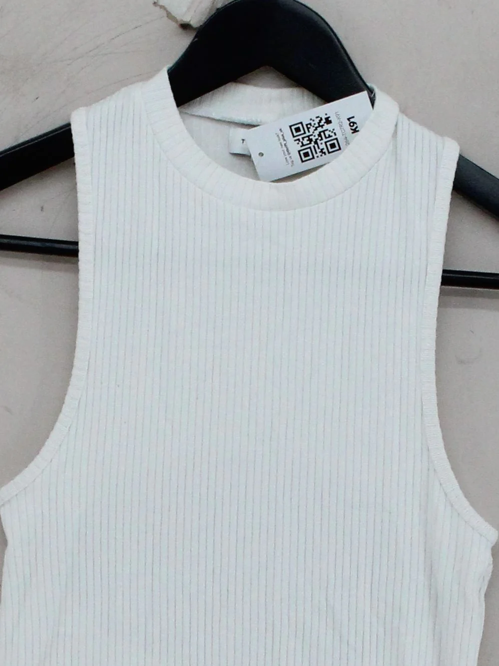 Topshop Women's T-Shirt UK 8 White Cotton with Elastane Basic - Image 3