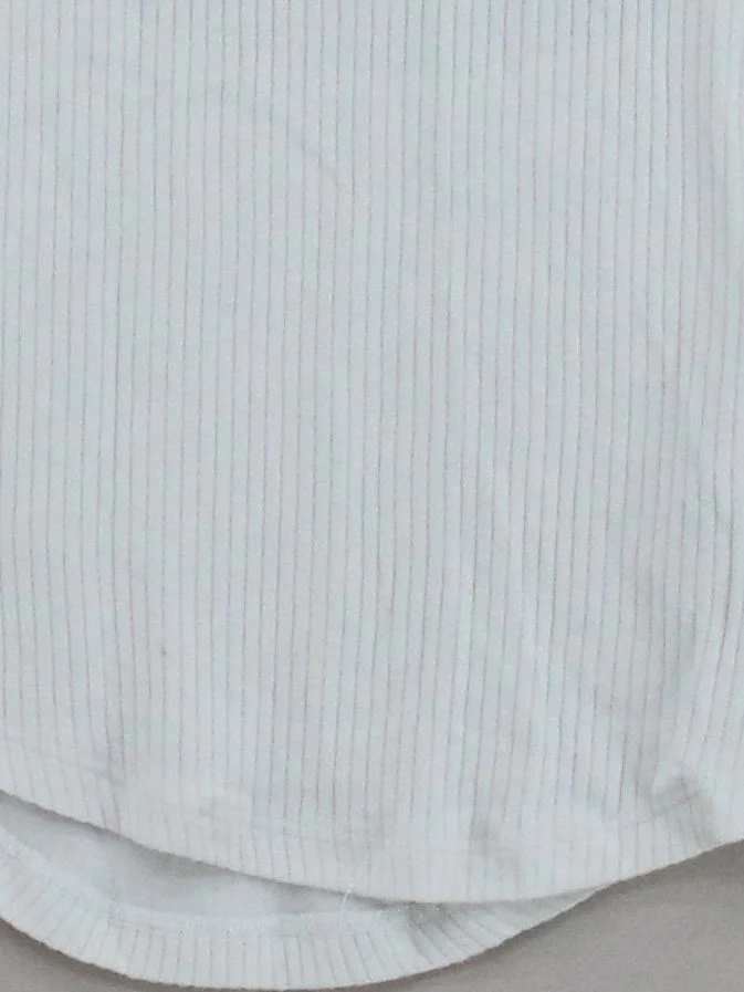 Topshop Women's T-Shirt UK 8 White Cotton with Elastane Basic - Image 4
