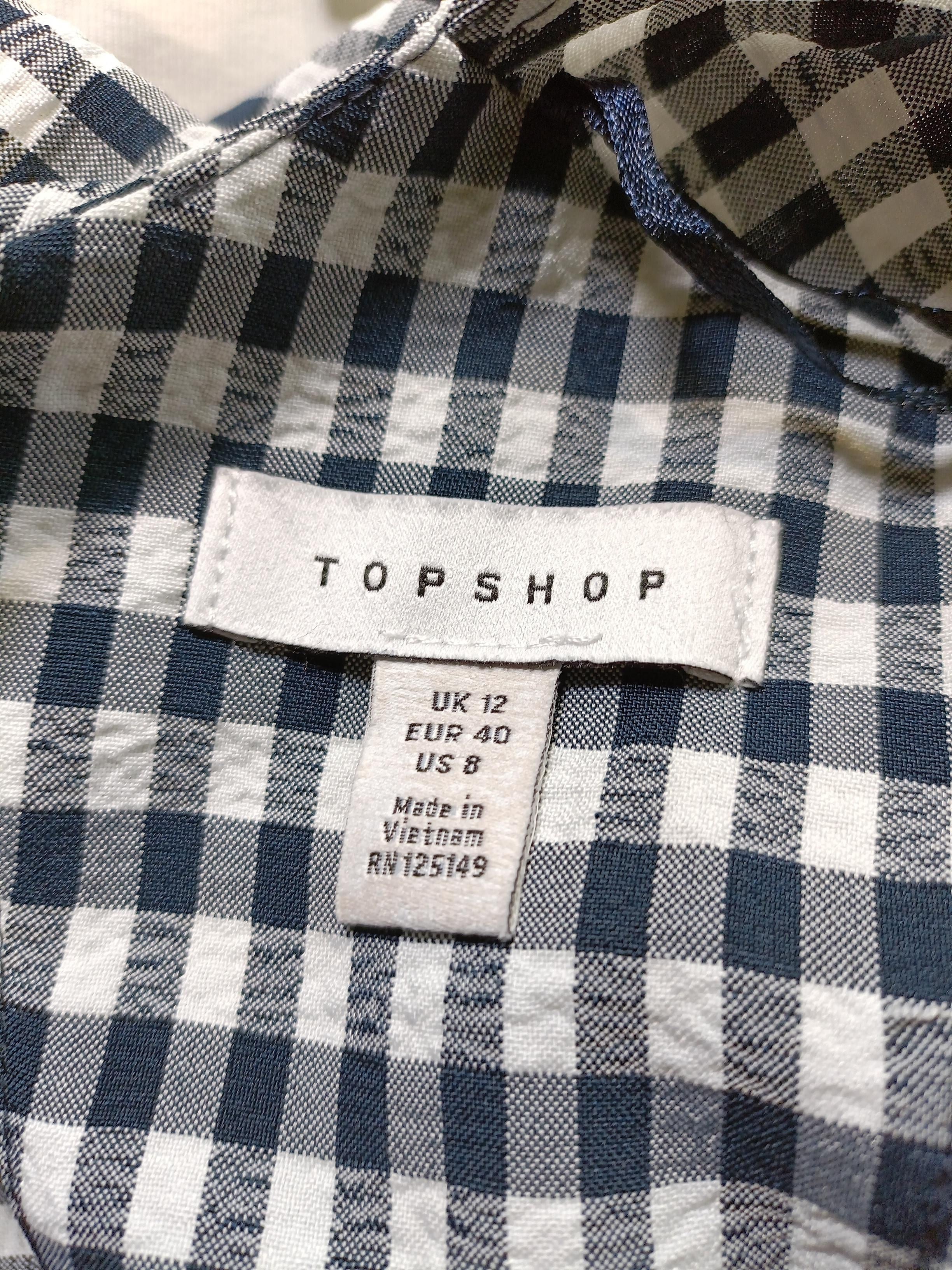 Topshop Women's Top UK 12 Multi Polyester with Elastane Basic - Image 5