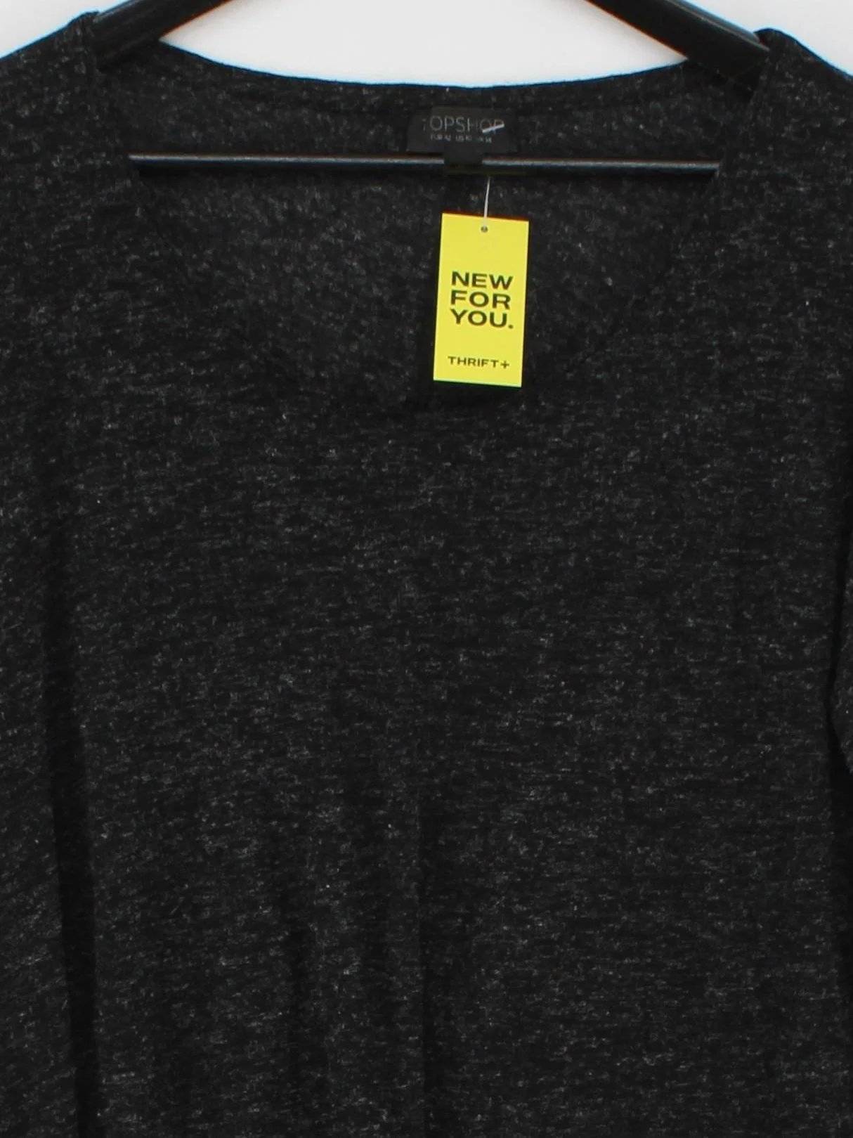 Topshop Women's Top UK 14 Black Viscose with Polyester Basic - Image 3