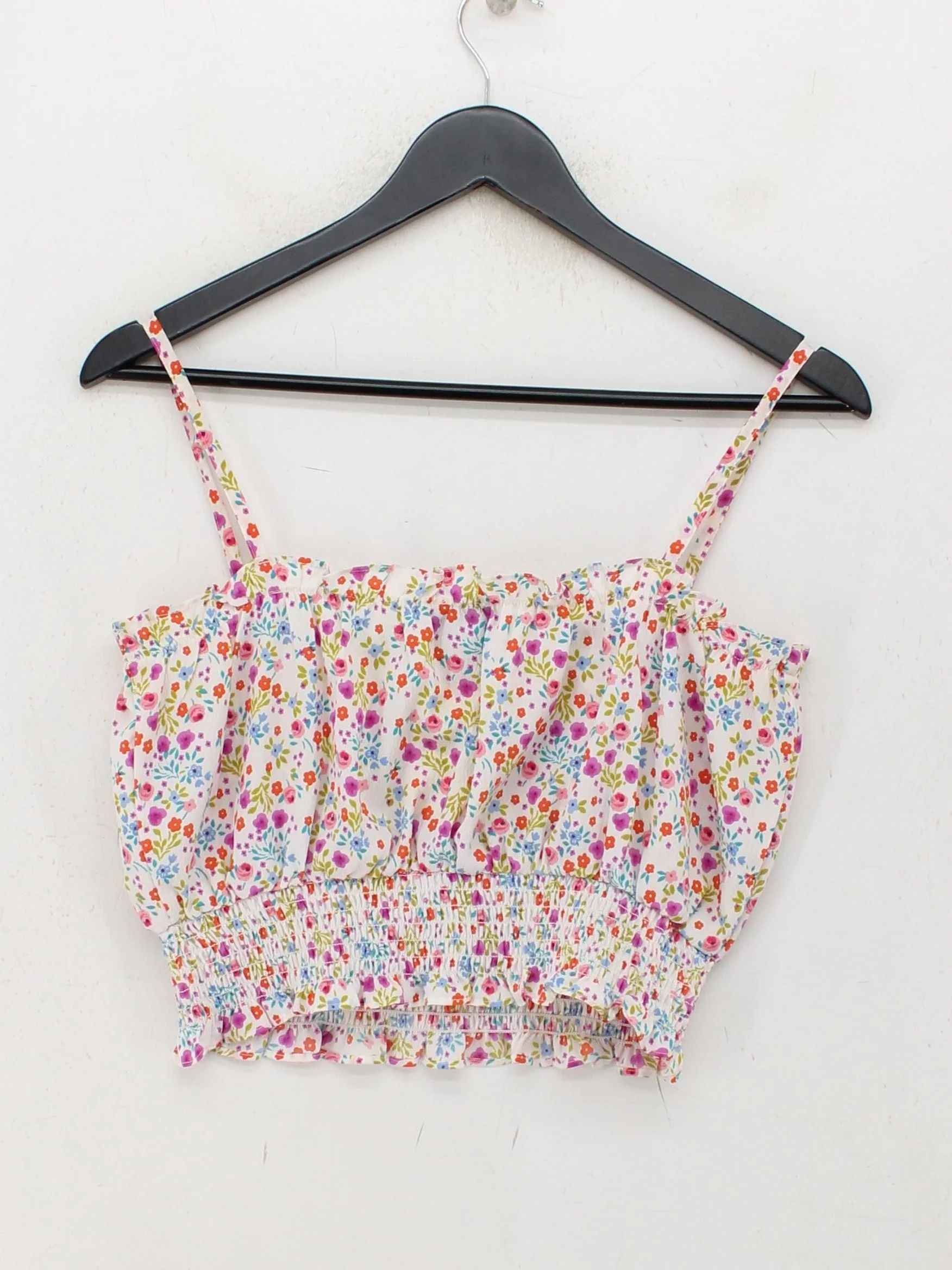 Topshop Women's Top UK 8 Multi 100% Polyester Cropped - Image 2