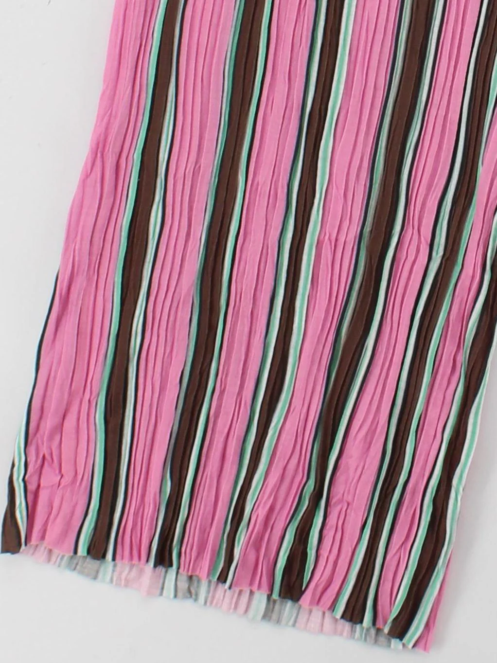Topshop Women's Trousers S Pink Striped 100% Polyester Wide-Leg Sweatpants - Image 4