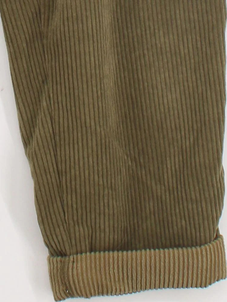 Topshop Women's Trousers UK 10 Green Polyester with Nylon Tapered Chino - Image 4