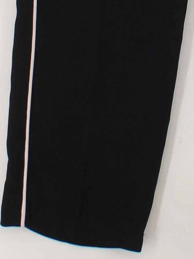 Topshop Women's Trousers UK 4 Black 100% Polyester Tapered Chino - Image 4