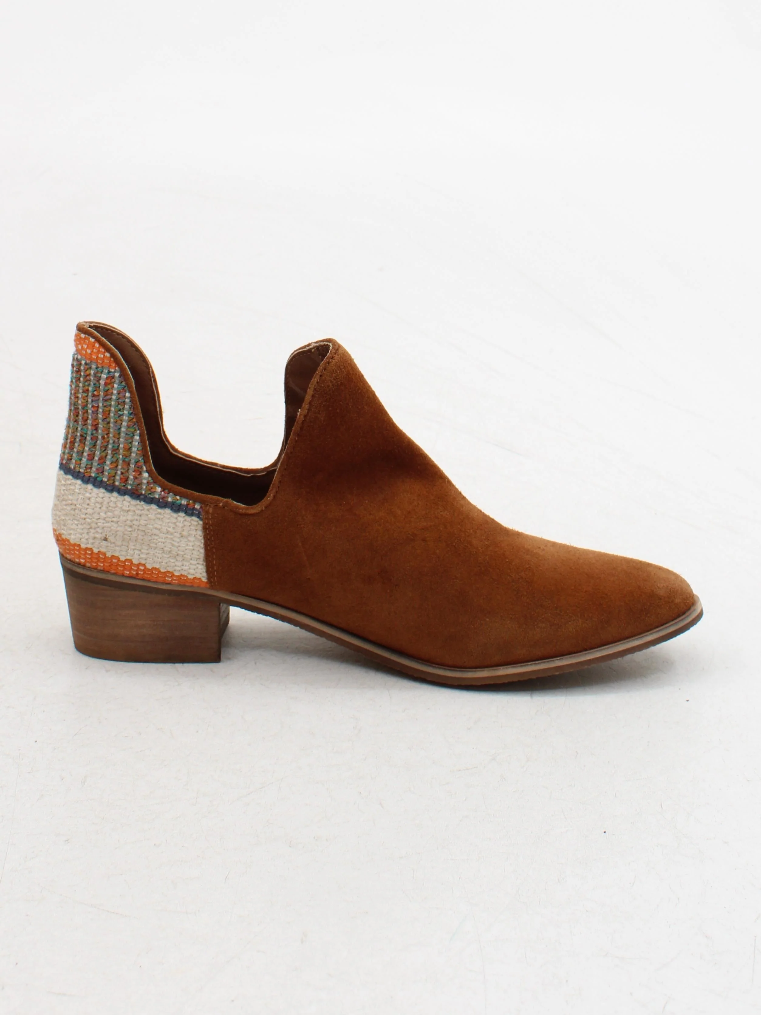Tory Burch Women's Boots UK 8 Tan 100% Suede Combat - Image 5