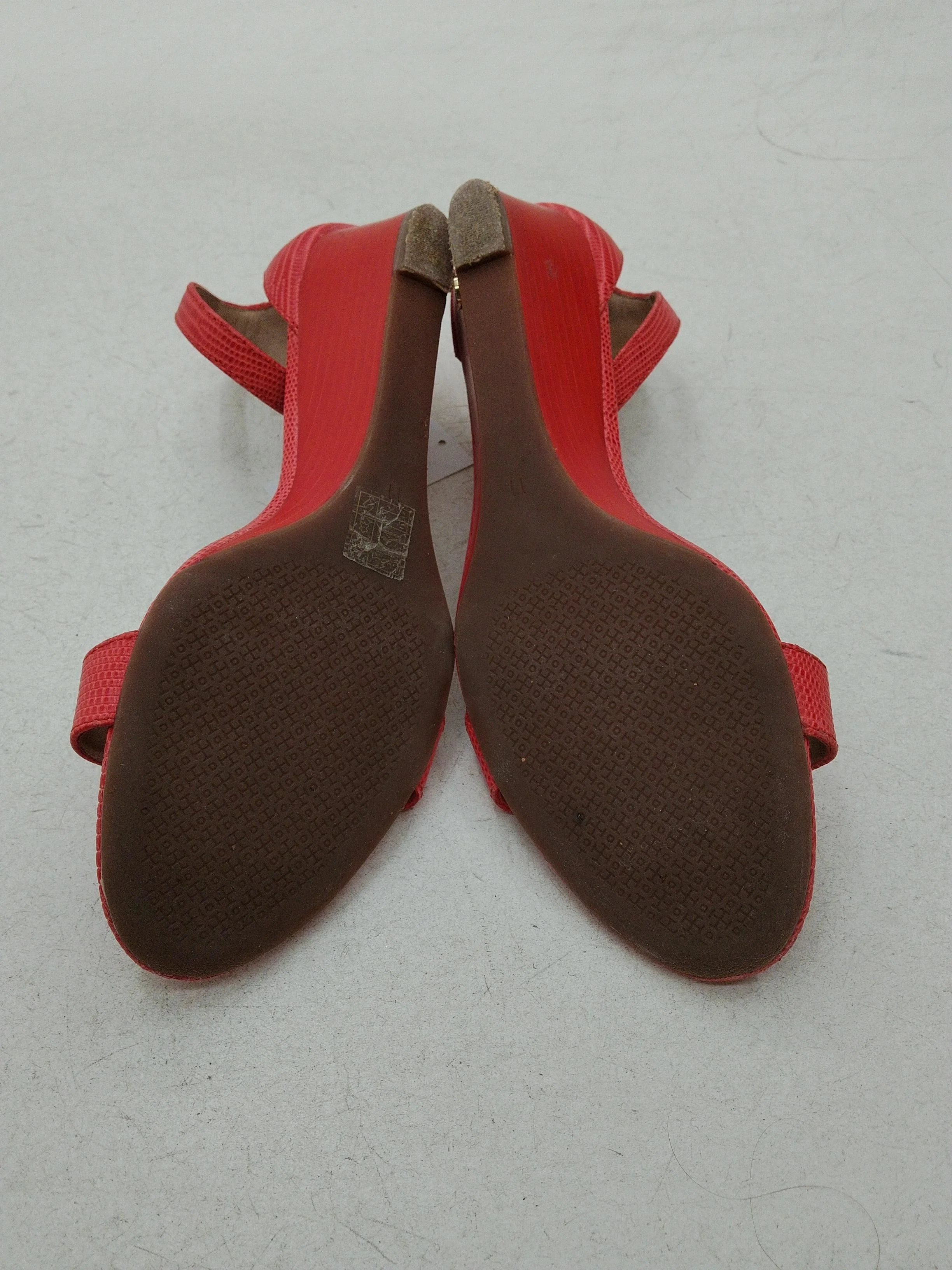 Tory Burch Women's Sandals UK 11 Red 100% Leather Strappy - Image 7