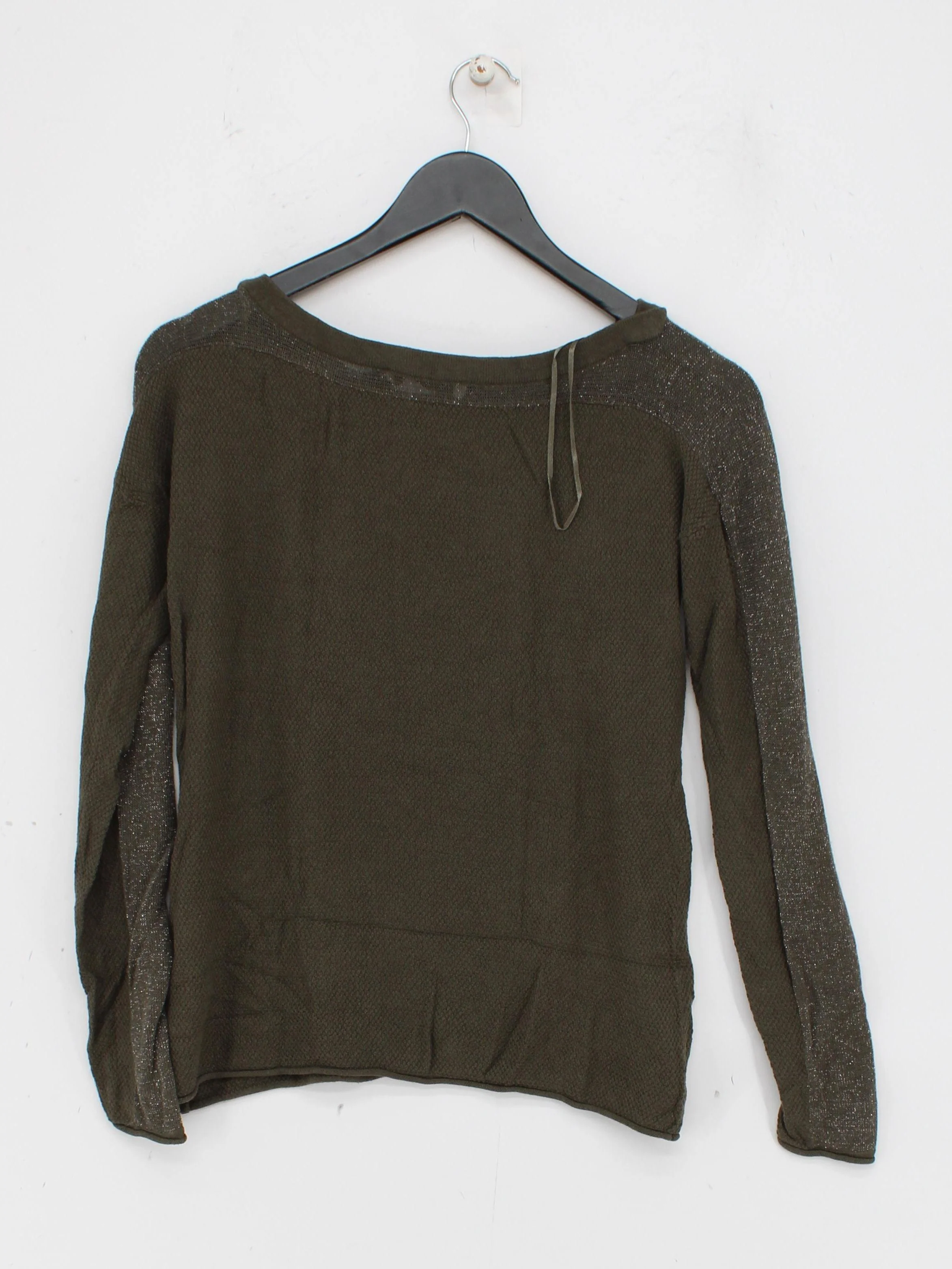 Trend By Captain Tortue Women's Top UK 10 Green Viscose - Image 2