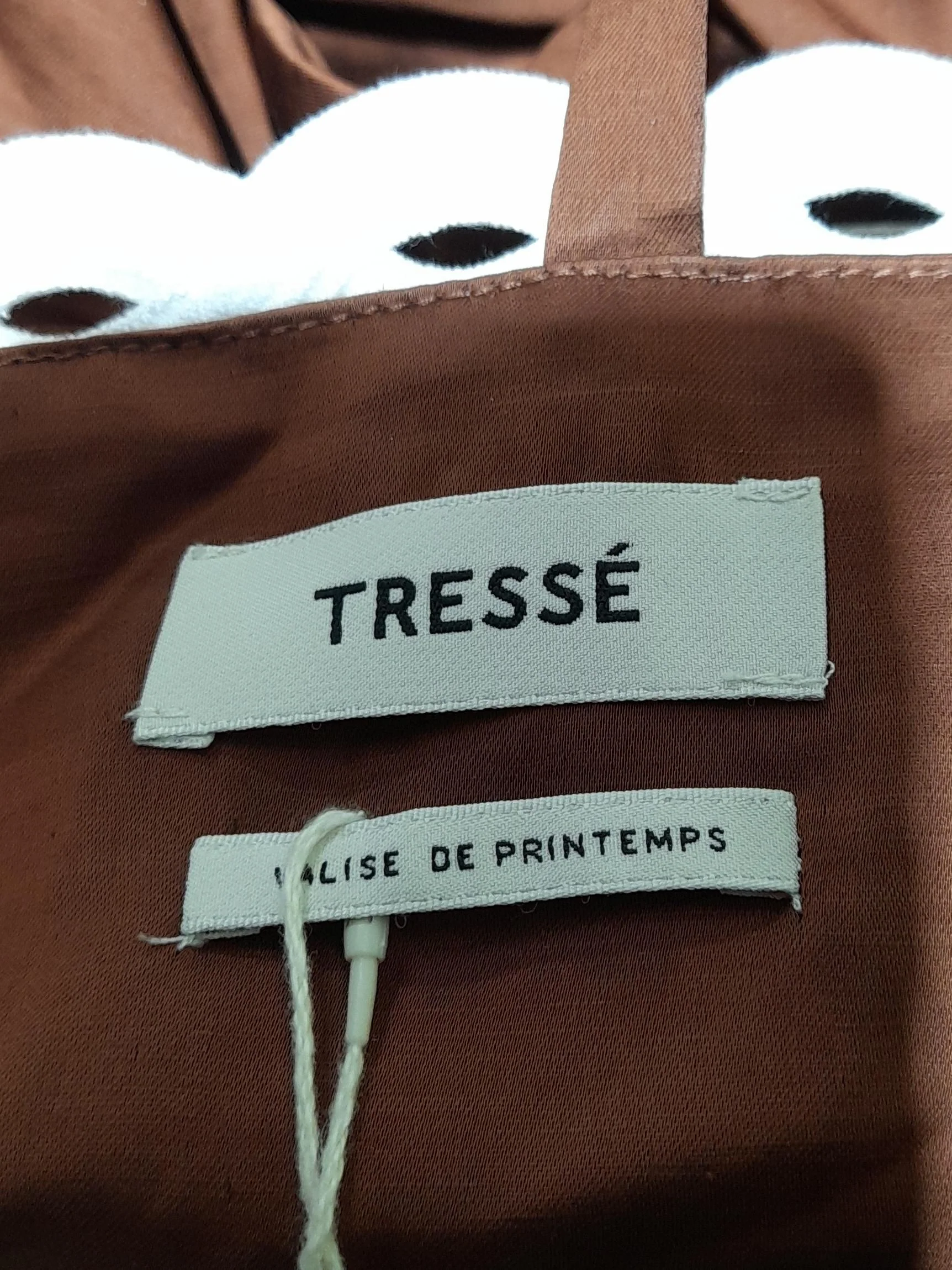 Tressé Maxi Dress S in Brown - Image 5