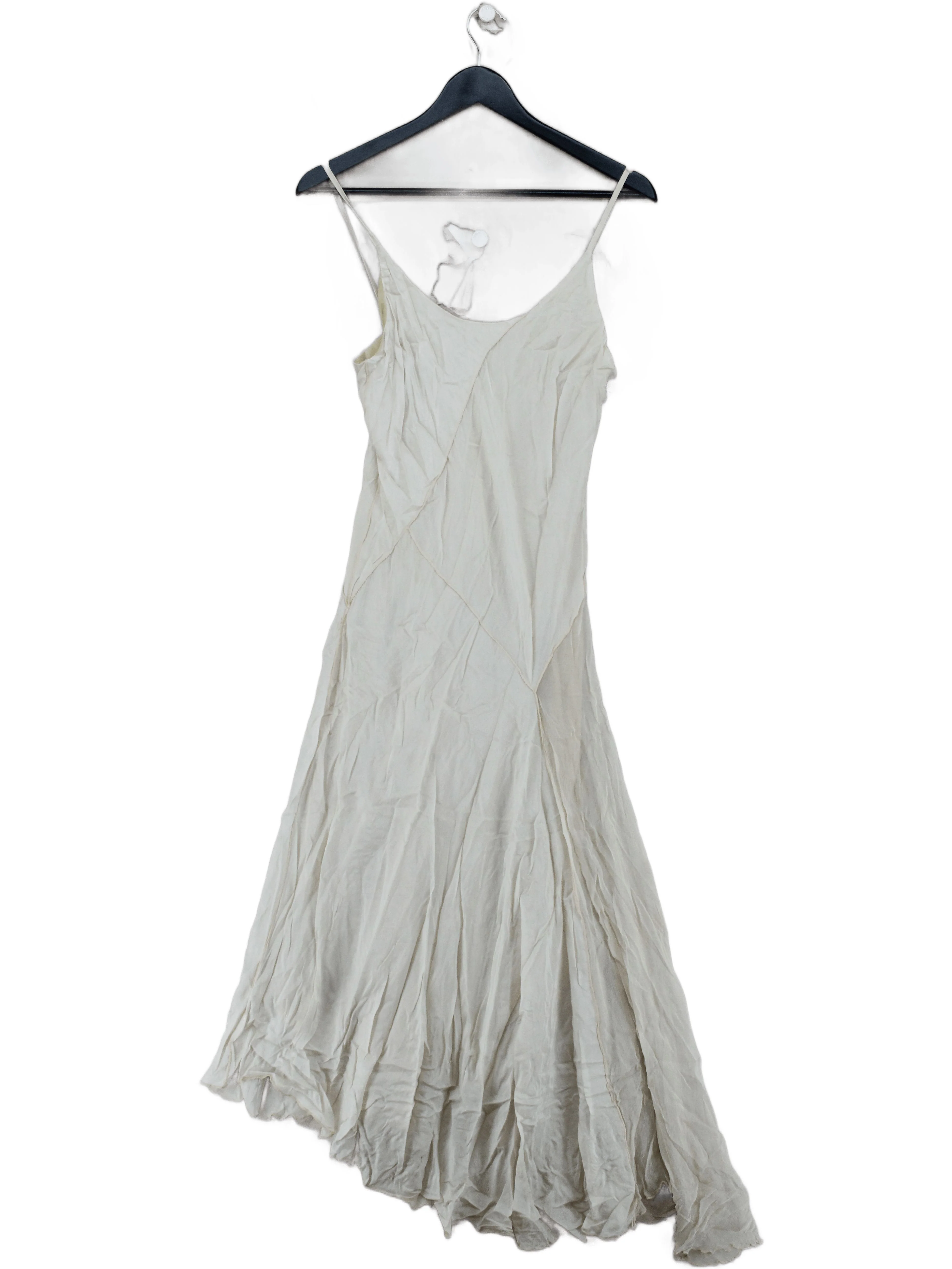 TWINSET Slip Maxi Dress L in Cream