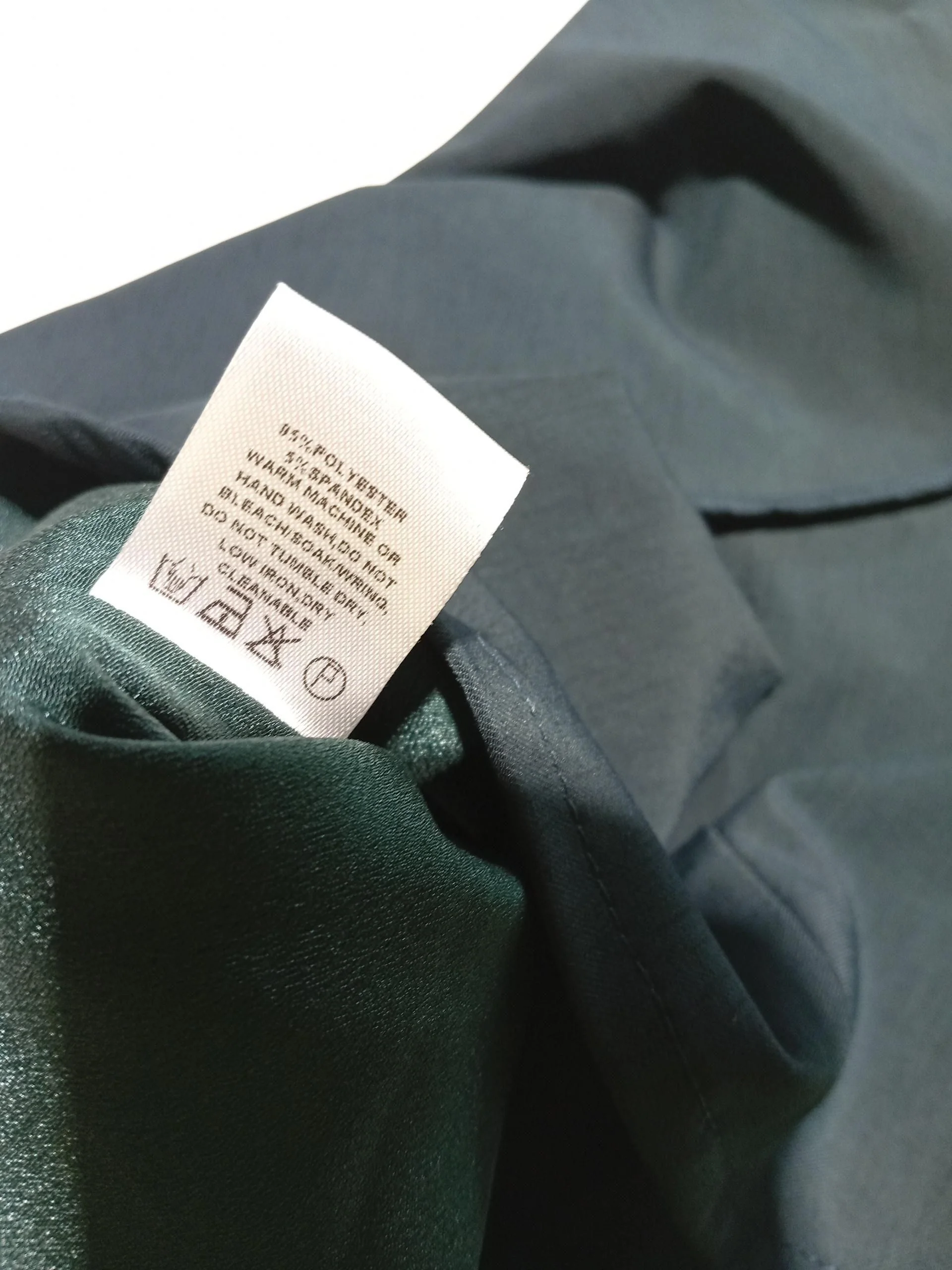 Two Sisters Women's Top UK 8 Green Polyester with Spandex Basic - Image 6