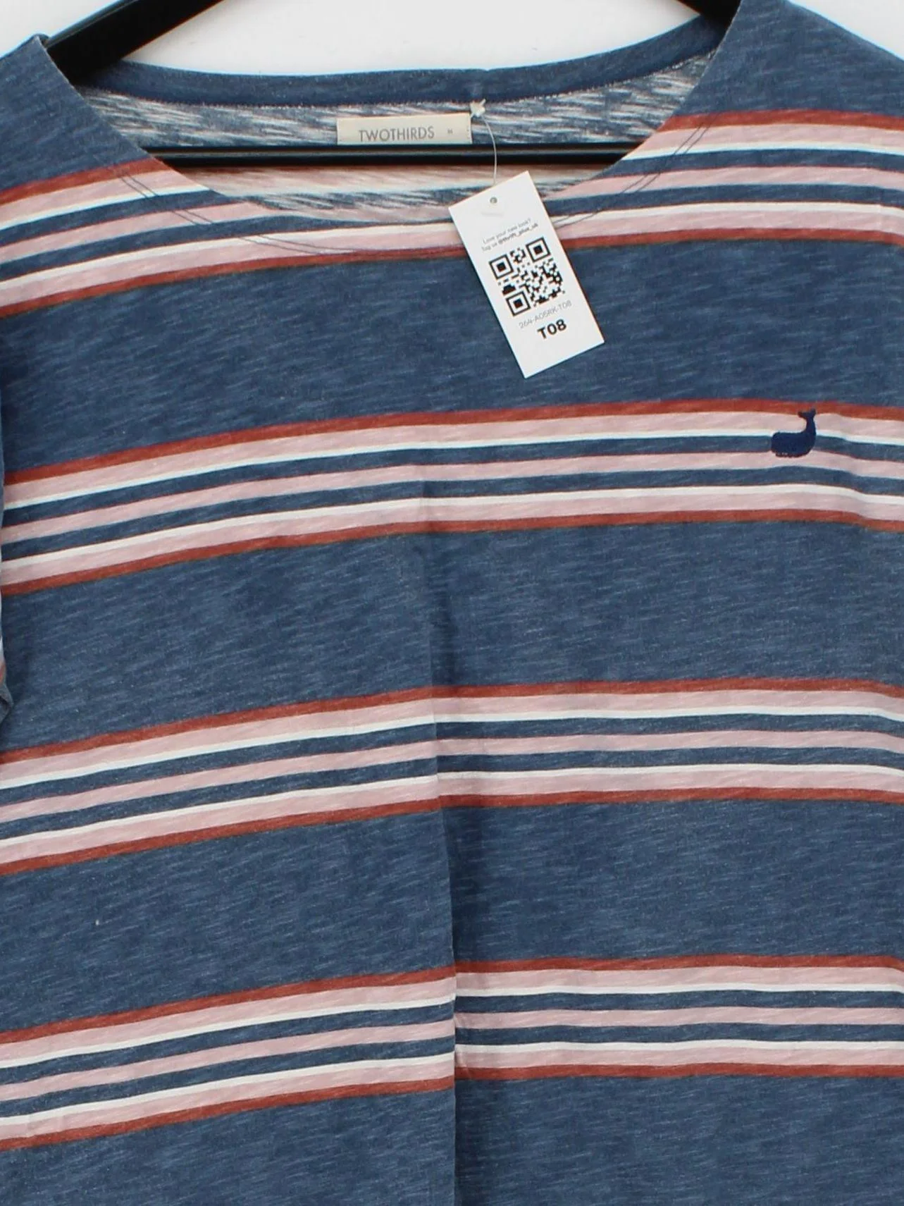 TWOTHIRDS Women's T-Shirt M Multi 100% Cotton Basic - Image 3