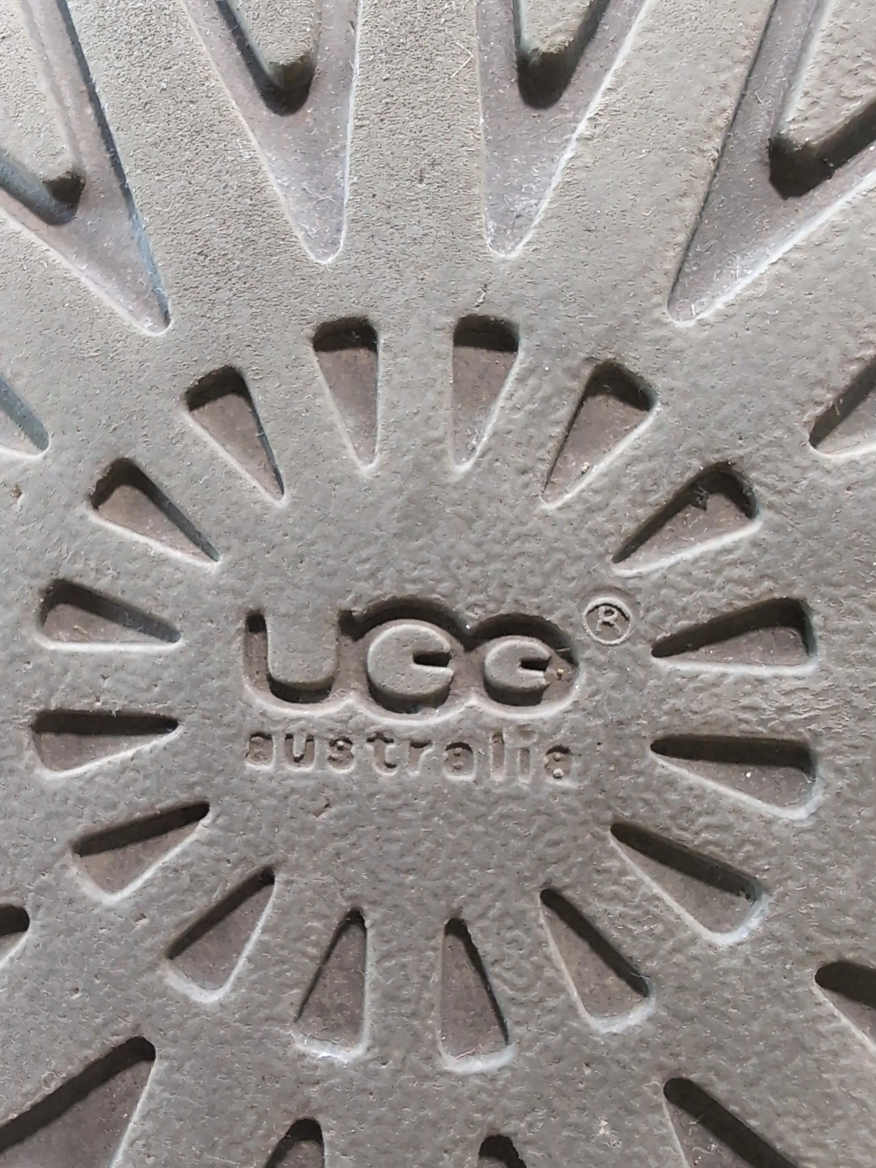 UGG Australia Women's Boots UK 4 Grey Suede with Faux Fur Combat - Image 8