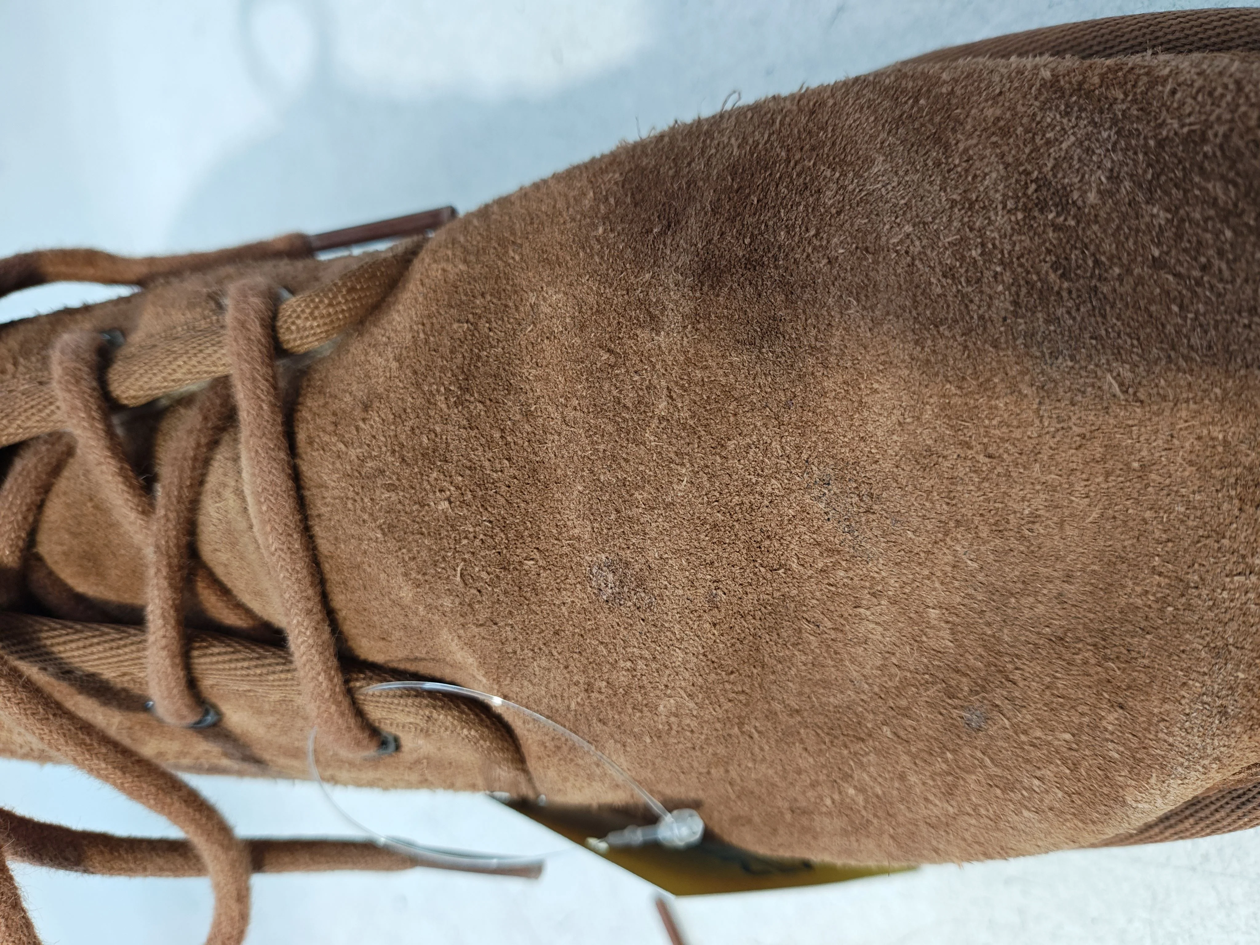 UGG Men's Boots UK 6 Tan Suede with Faux Fur Desert - Image 8