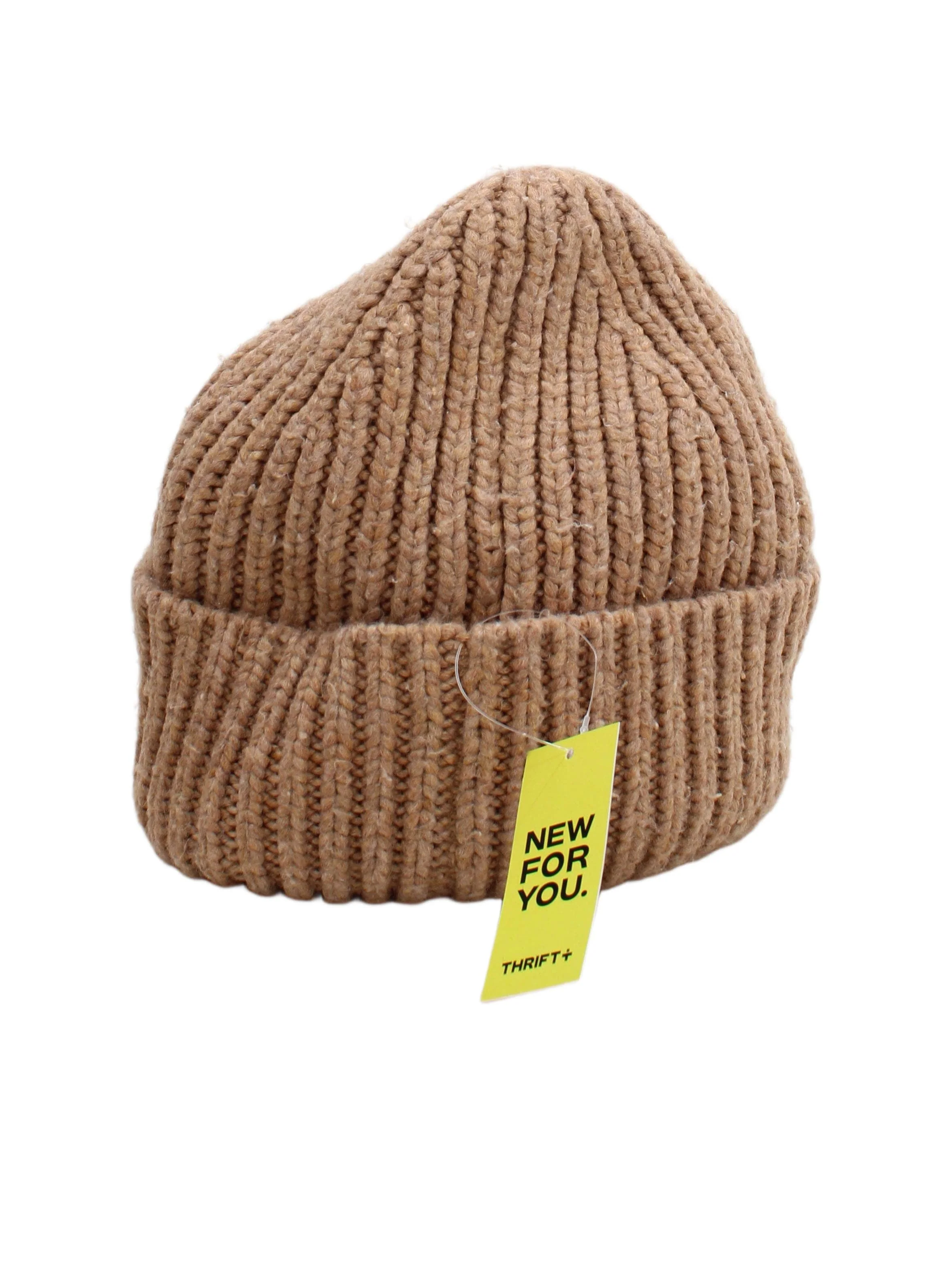 UGG Men's Hat Tan Acrylic with Nylon, Wool Beanie
