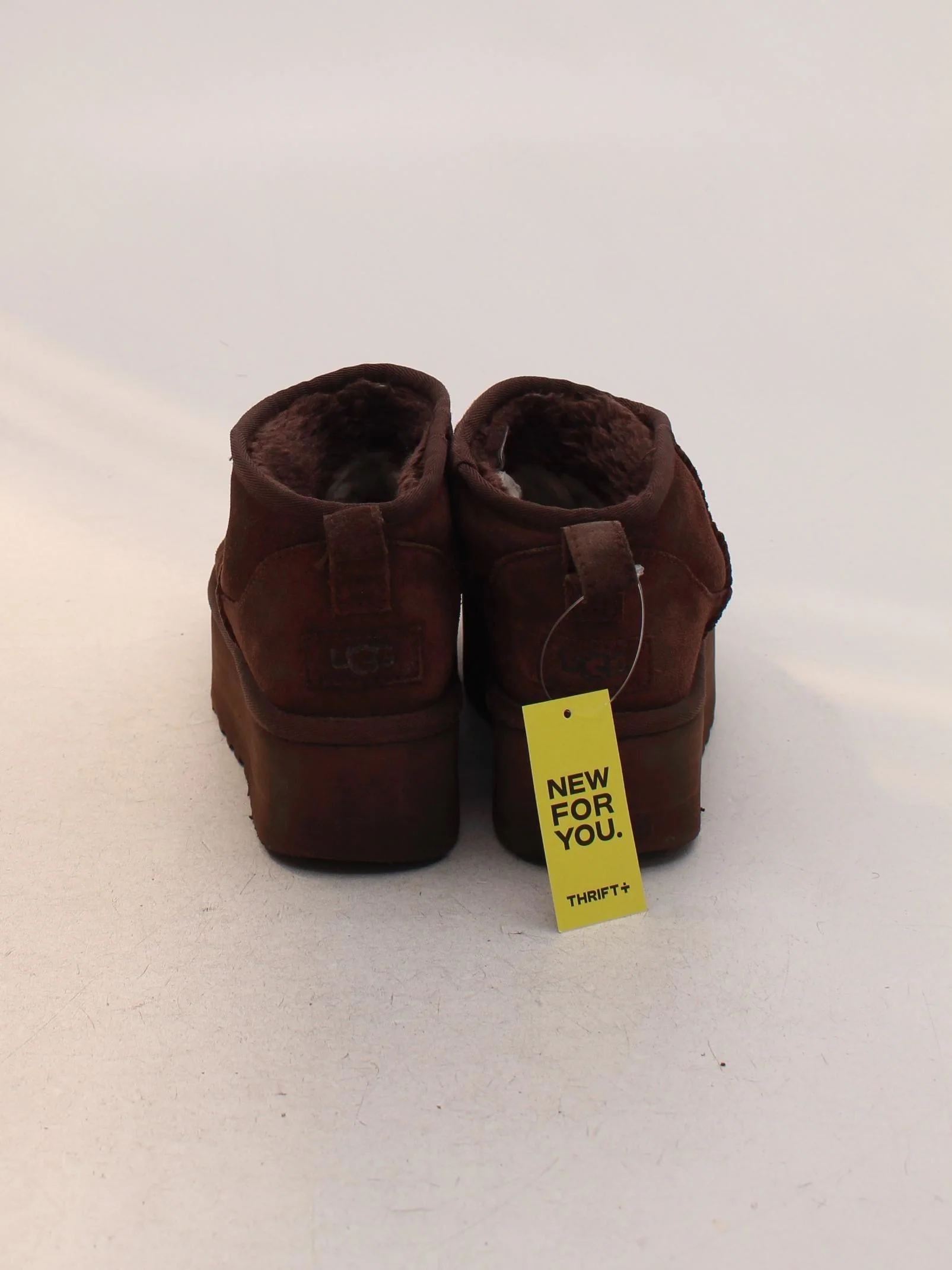 UGG Women's Boots UK 6 Brown 100% Suede Platform - Image 3