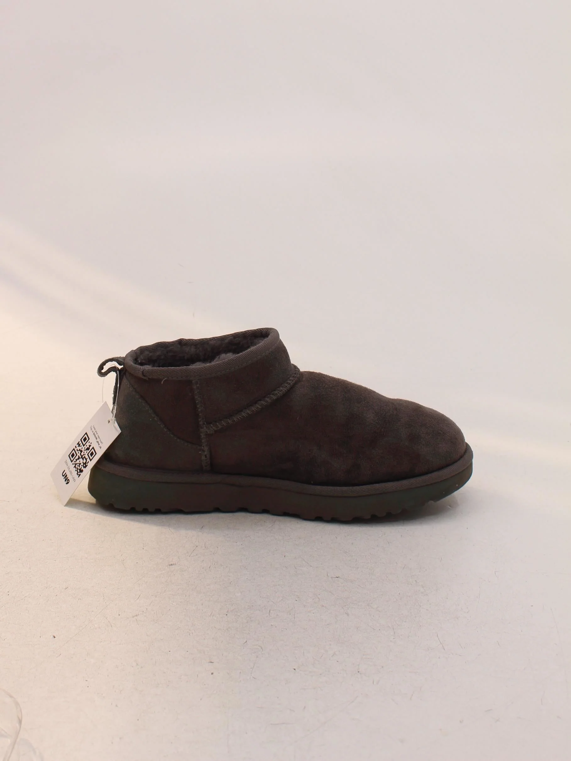 UGG Women's Boots UK 6 Brown Suede with Faux Leather Combat - Image 5