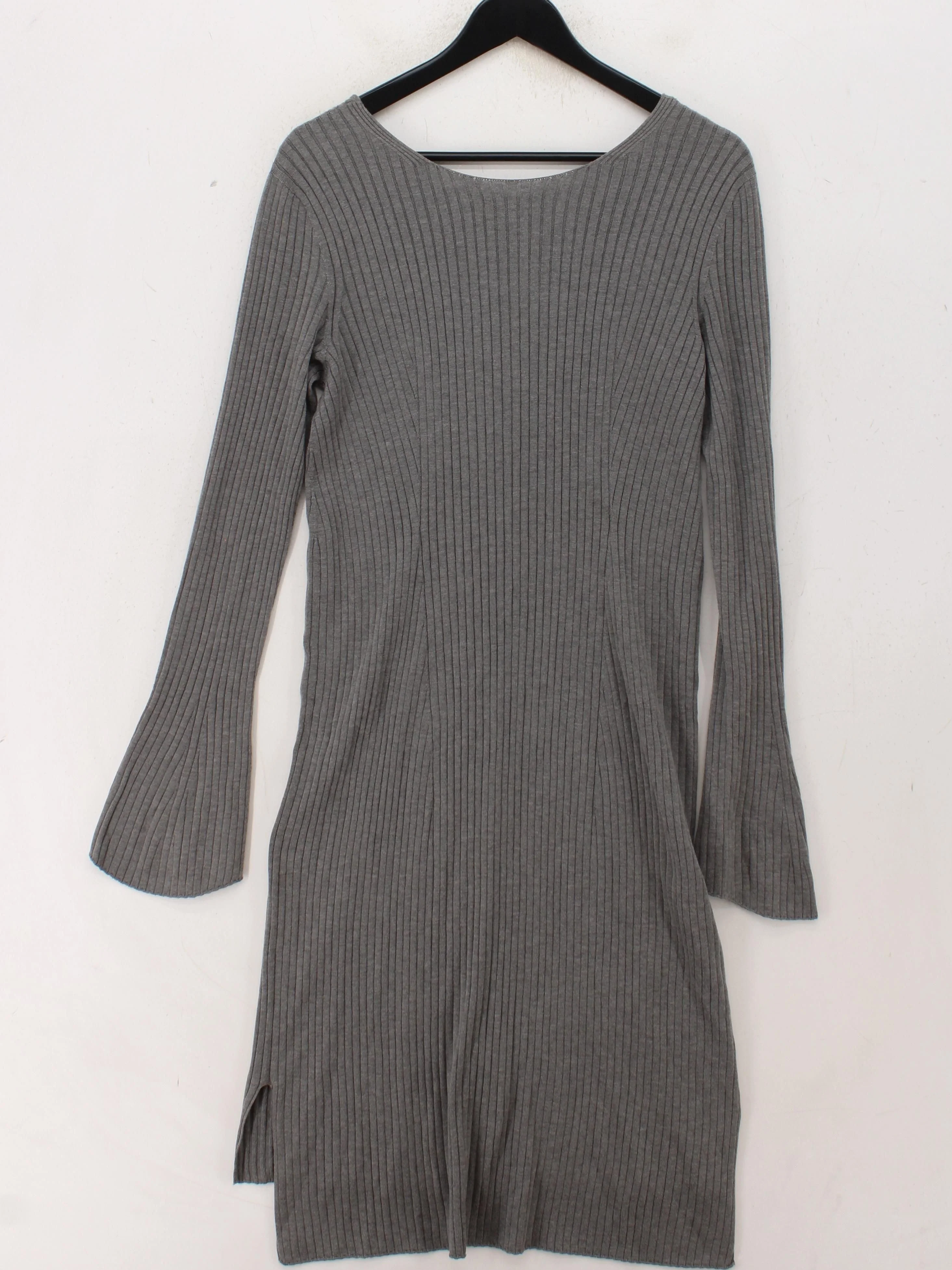 Uniqlo Jumper Mini Dress M in Grey - Image 2