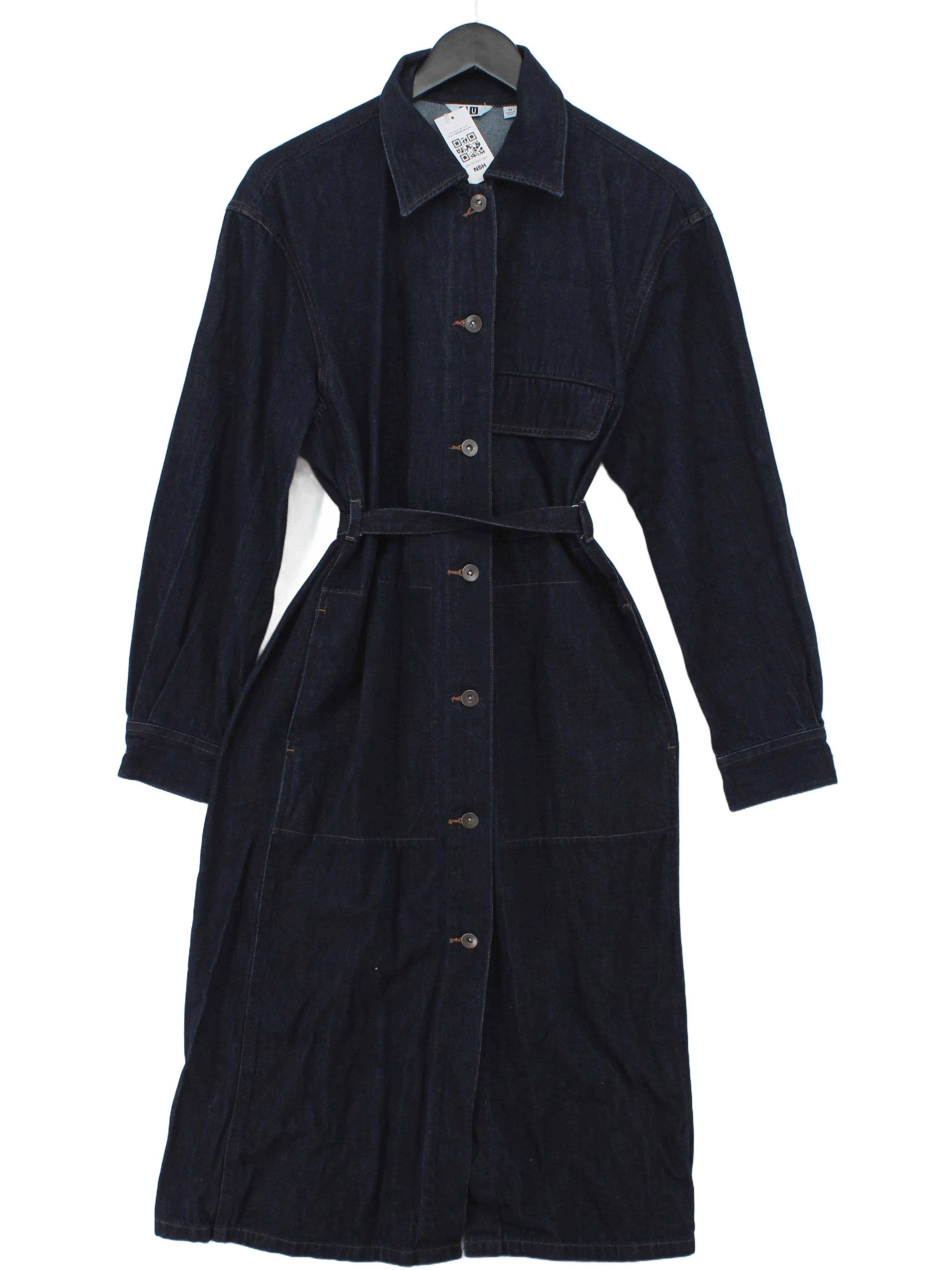 Uniqlo & Lemaire Shirt Maxi Dress XS in Blue