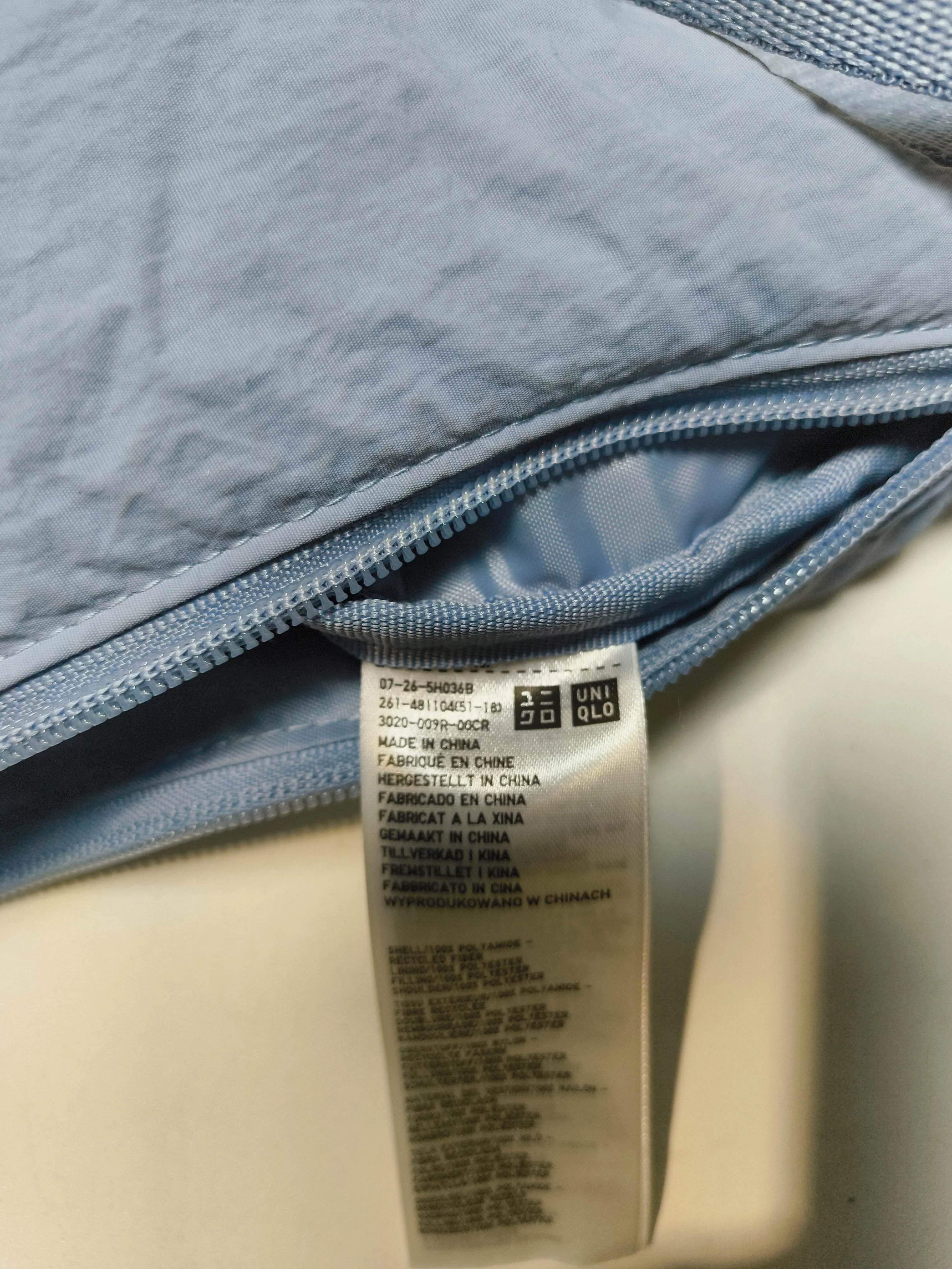 Uniqlo Men's Bag Blue Polyamide with Polyester Belt Bag & Waist Pack - Image 5