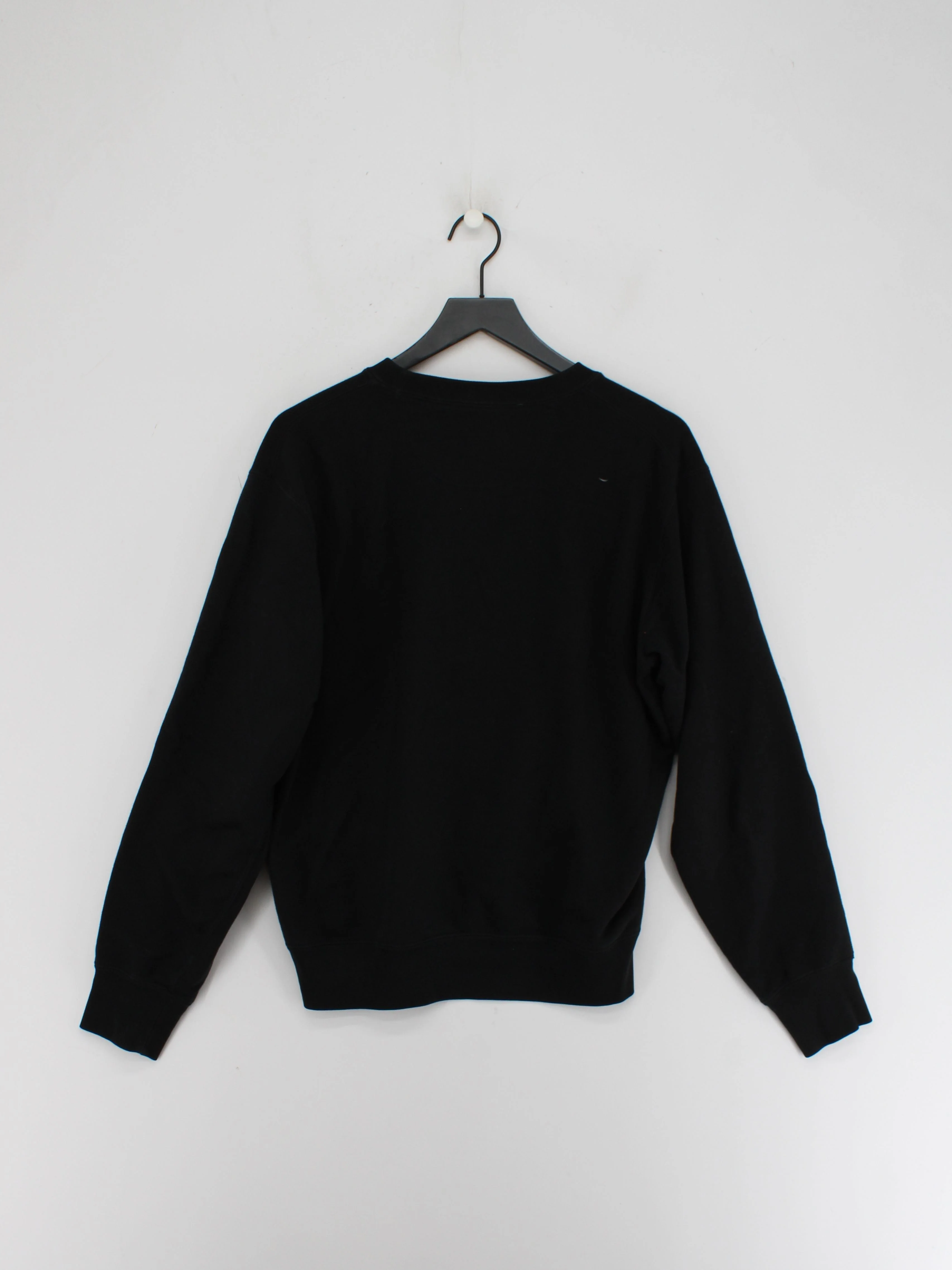 Uniqlo Men's Hoodie M Black Cotton with Polyester Pullover - Image 2