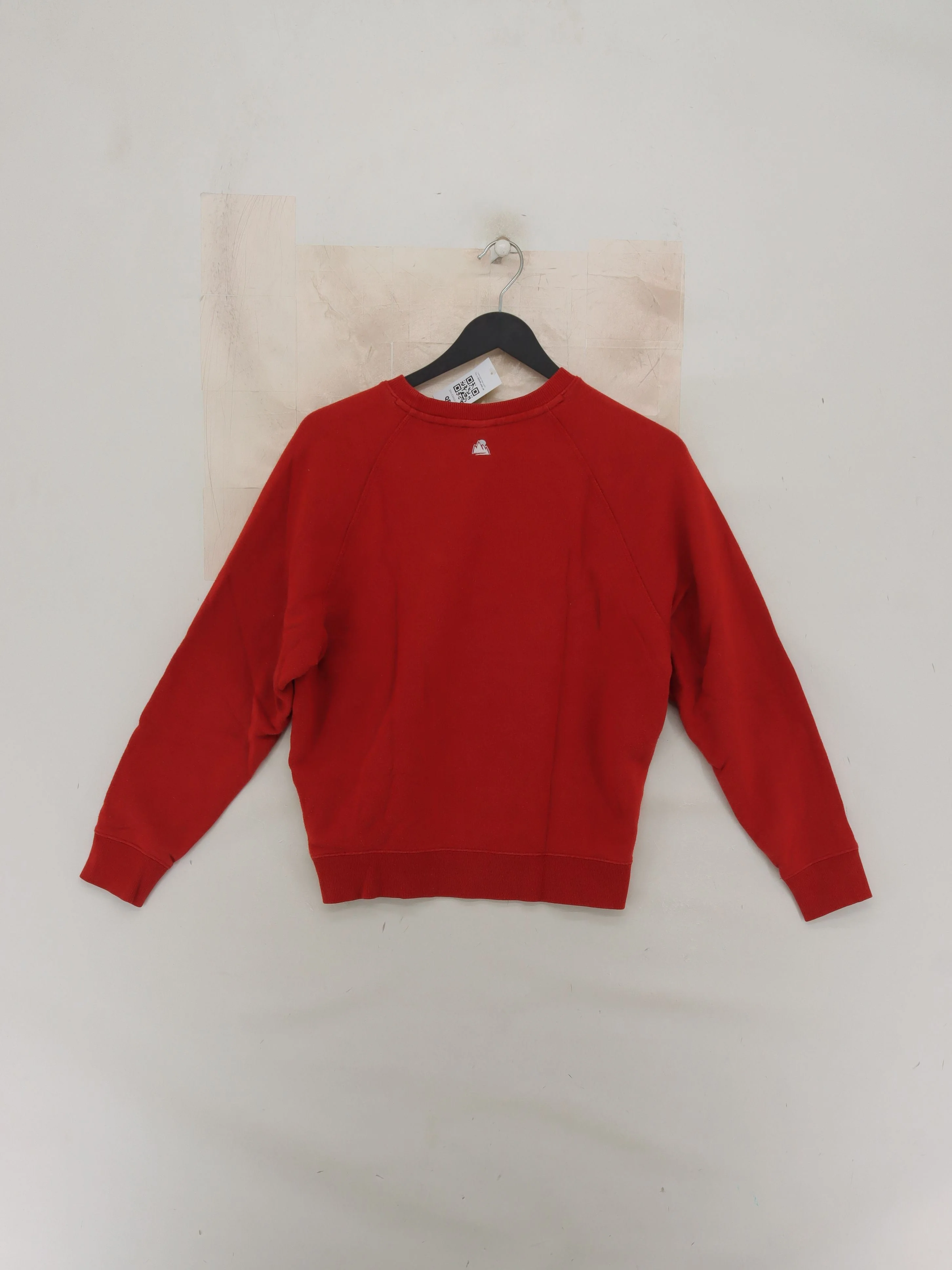 Uniqlo Men's Hoodie S Red Graphic Cotton with Spandex Pullover - Image 2