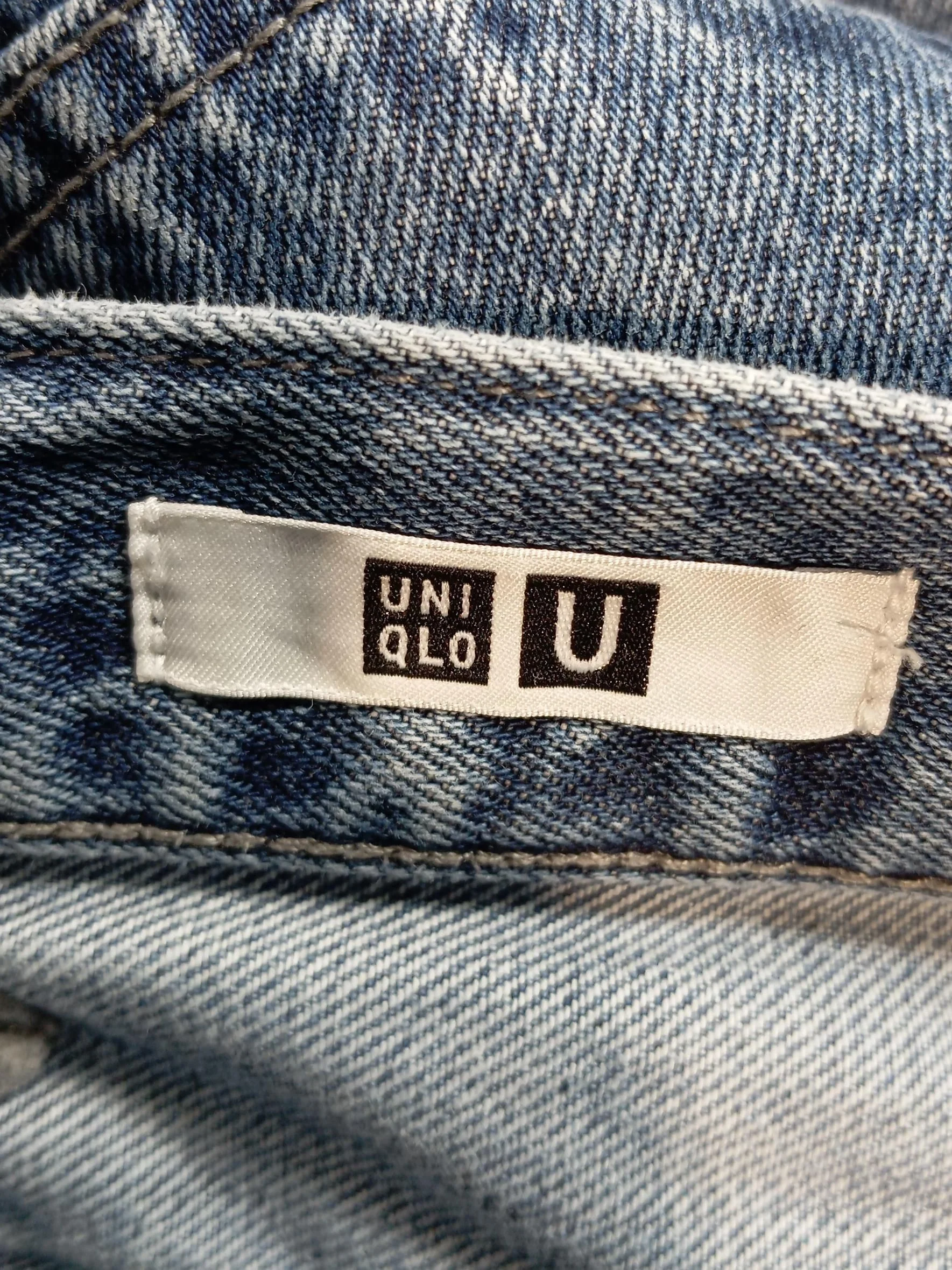 Uniqlo Men's Jeans W 25 in Blue Cotton with Lyocell Modal Wide-Leg - Image 5