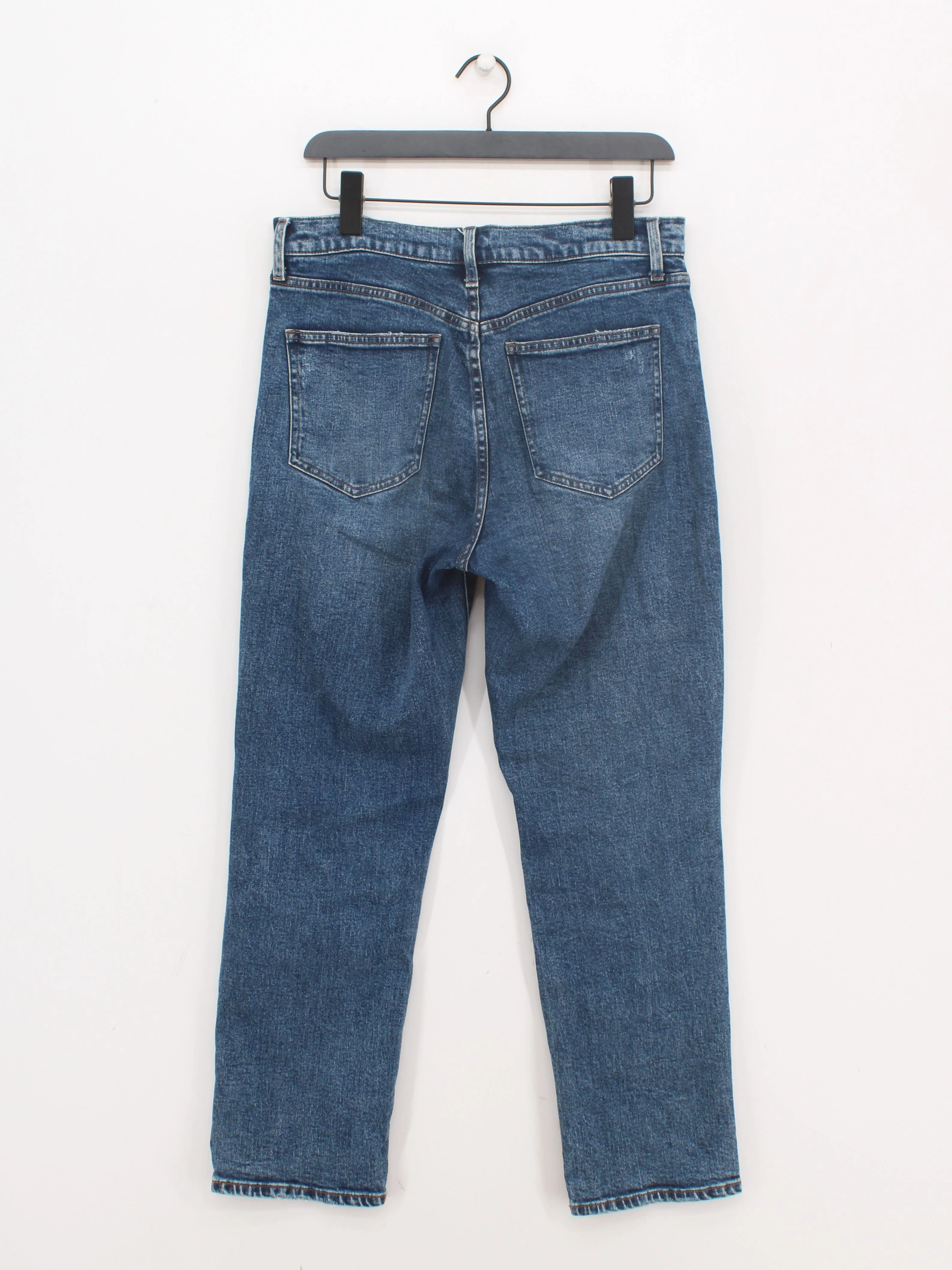 Uniqlo Men's Jeans W 28 in Blue Cotton with Elastane Straight - Image 2