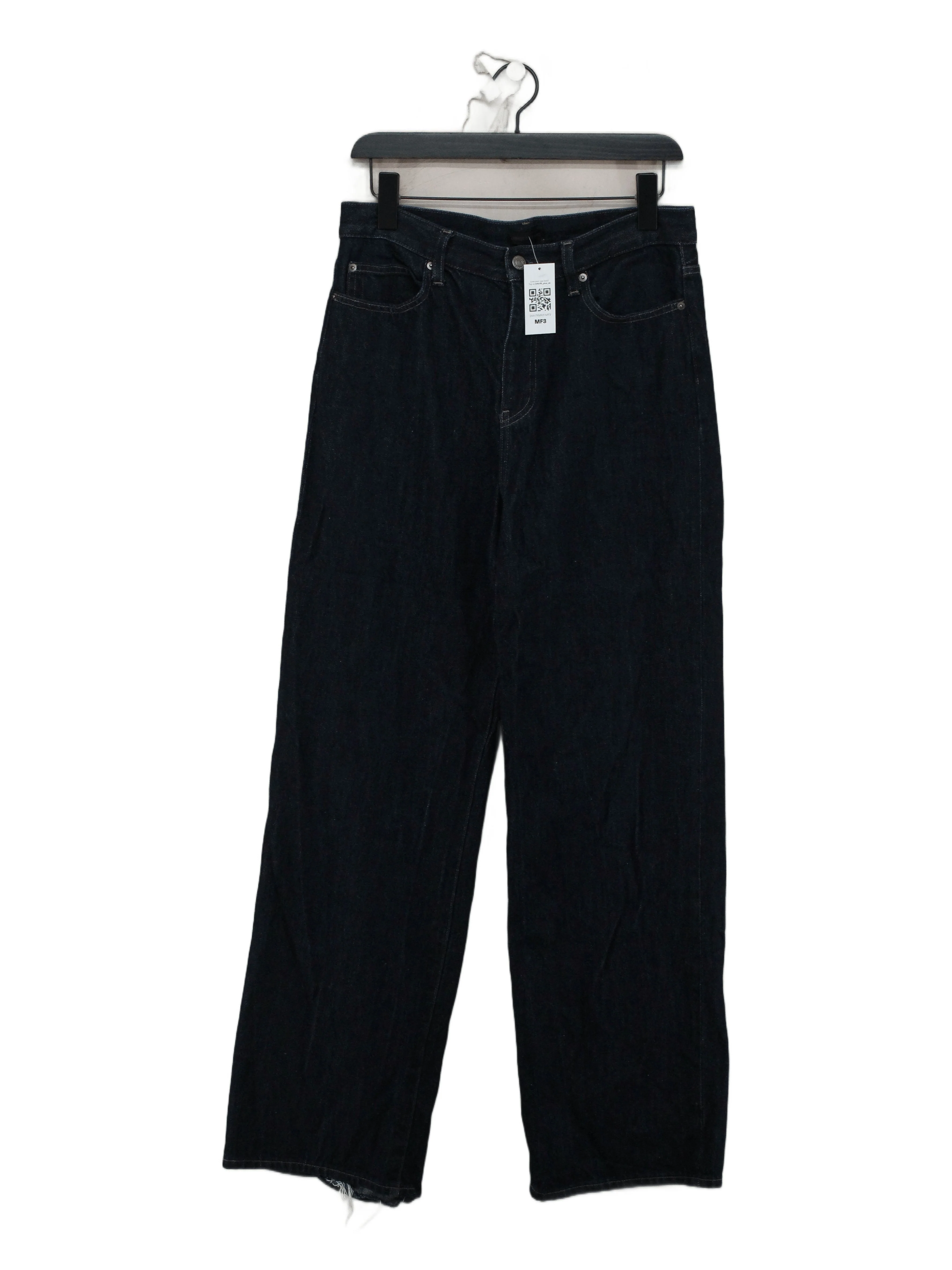 Uniqlo Men's Jeans W 34 in Blue 100% Cotton Wide-Leg