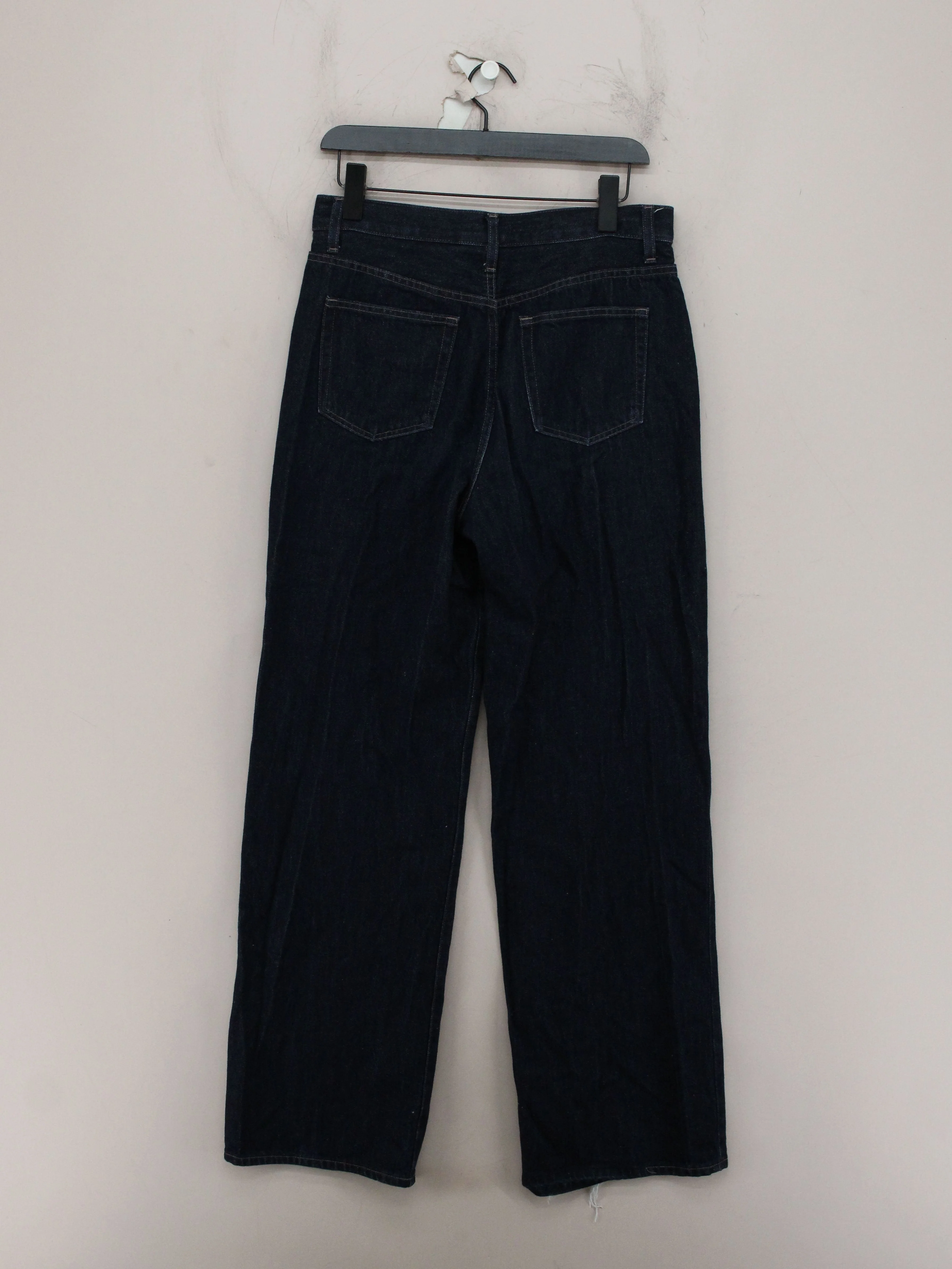 Uniqlo Men's Jeans W 34 in Blue 100% Cotton Wide-Leg - Image 2
