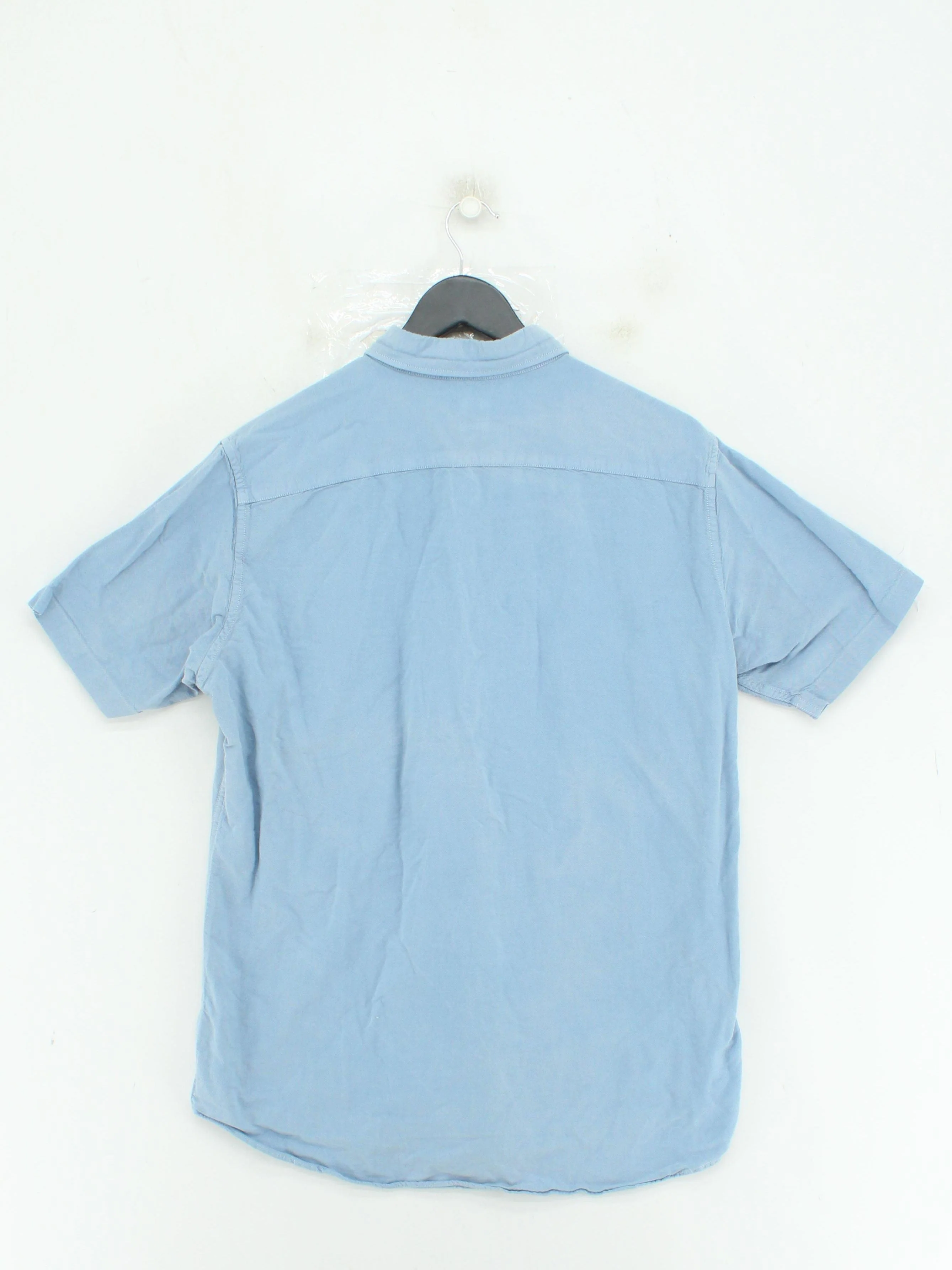 Uniqlo Men's Shirt XL Blue 100% Cotton Basic - Image 2