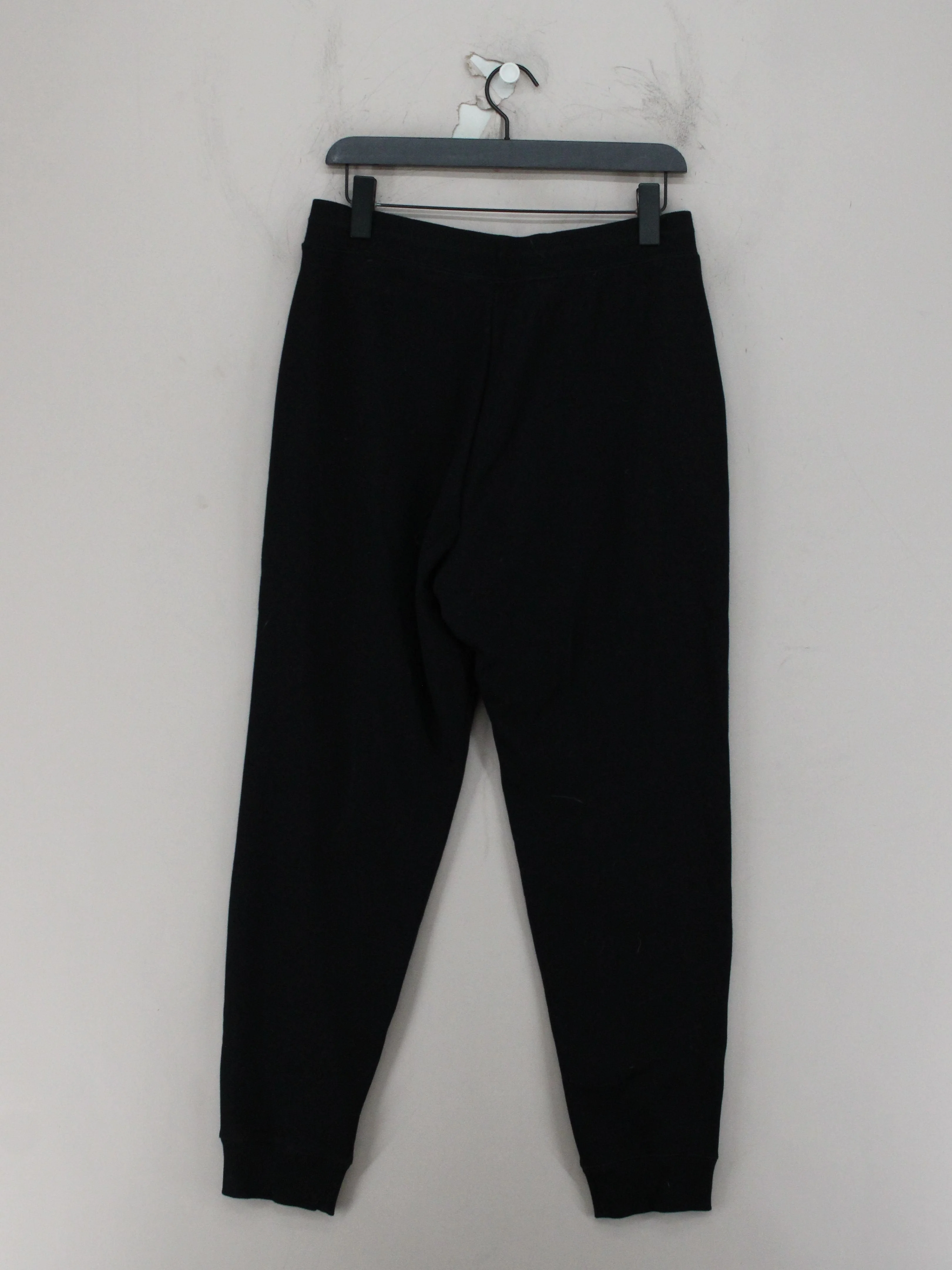 Uniqlo Men's Sports Bottoms L Black Polyester with Acrylic, Viscose Sweatpants - Image 2