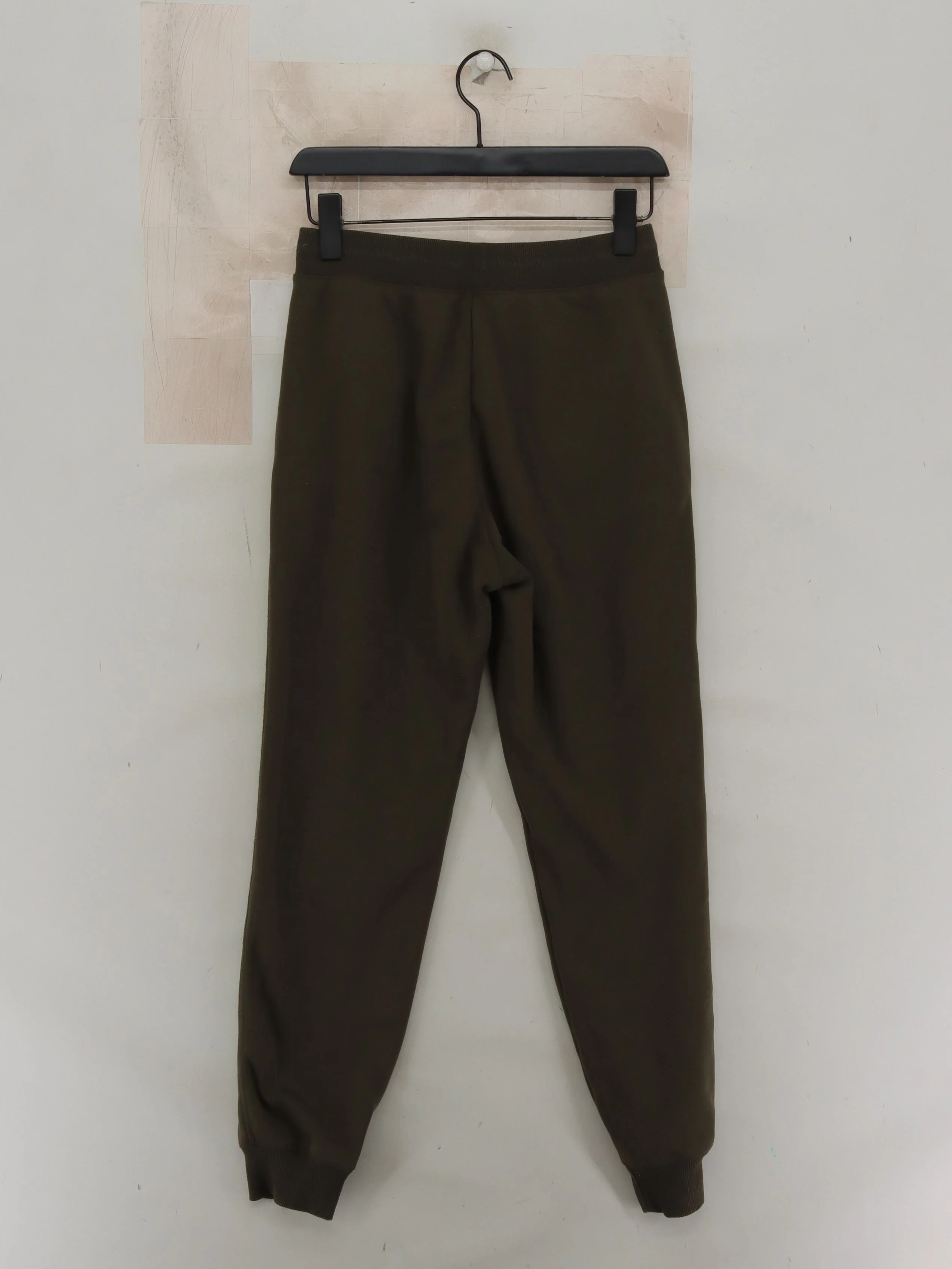 Uniqlo Men's Sports Bottoms S Green Polyester with Viscose, Elastane Sweatpants - Image 2