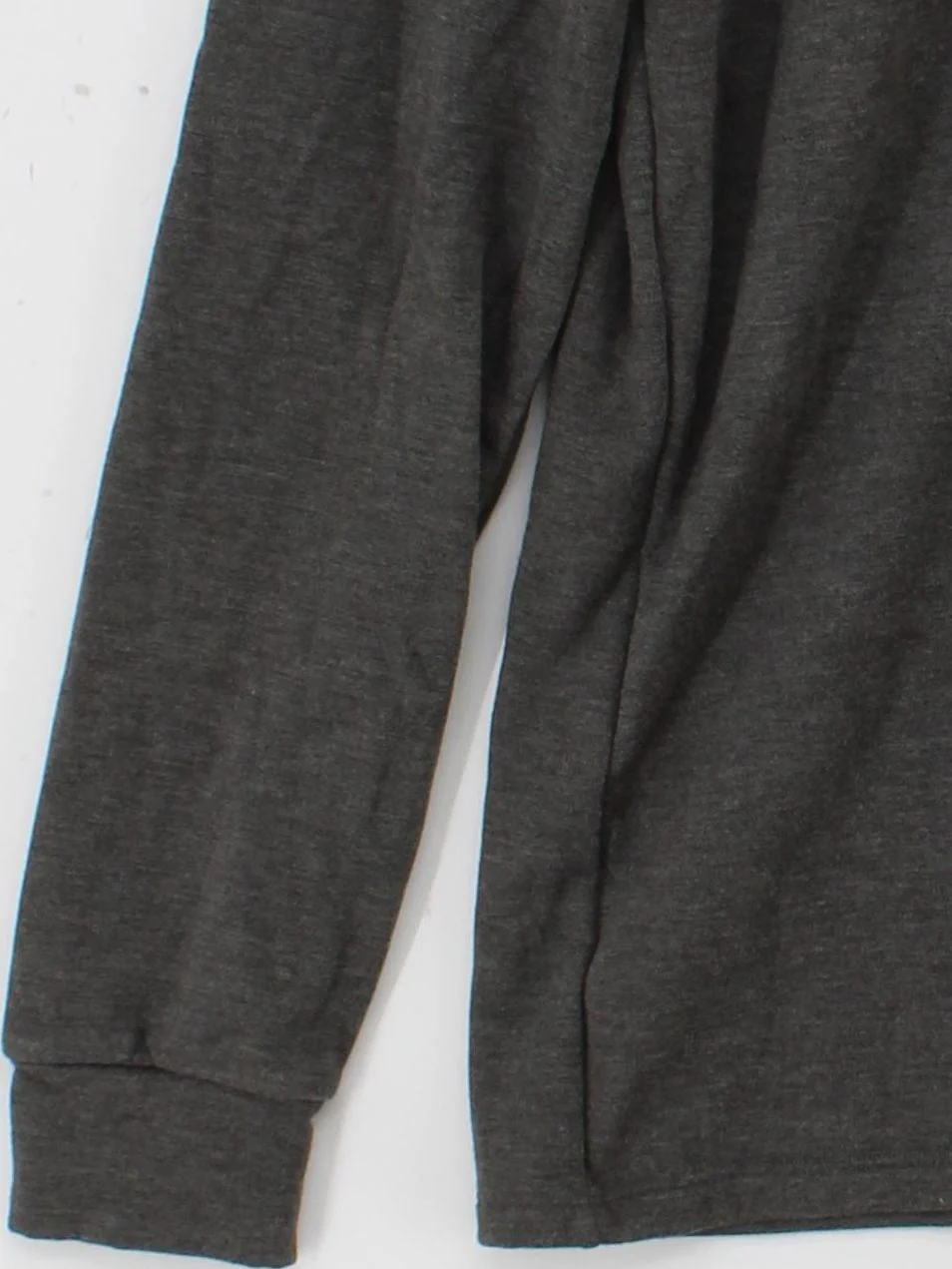 Uniqlo Men's T-Shirt L Grey Polyester with Acrylic, Viscose, Elastane Basic - Image 3