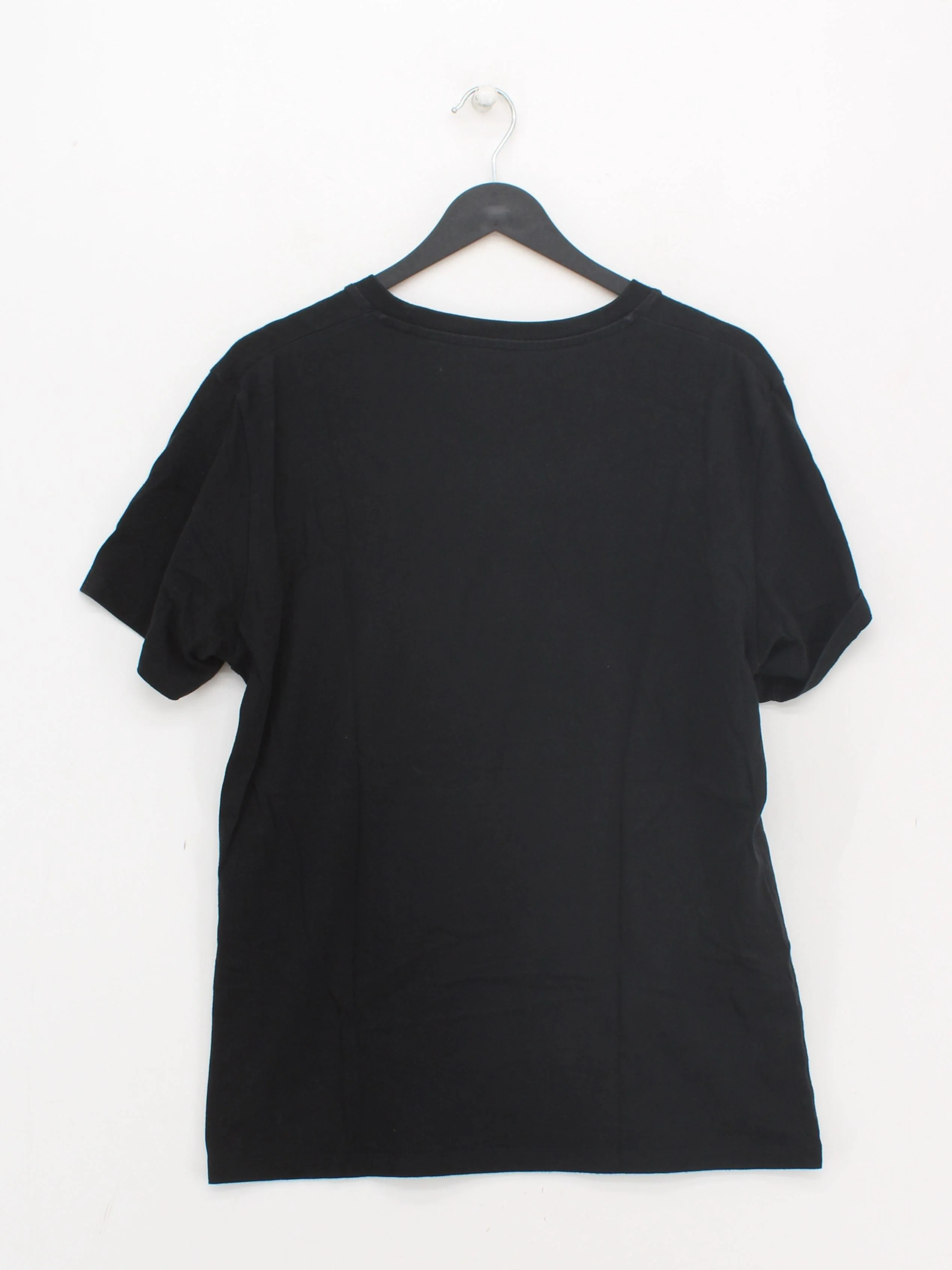 Uniqlo Men's T-Shirt M Black 100% Cotton Basic - Image 2
