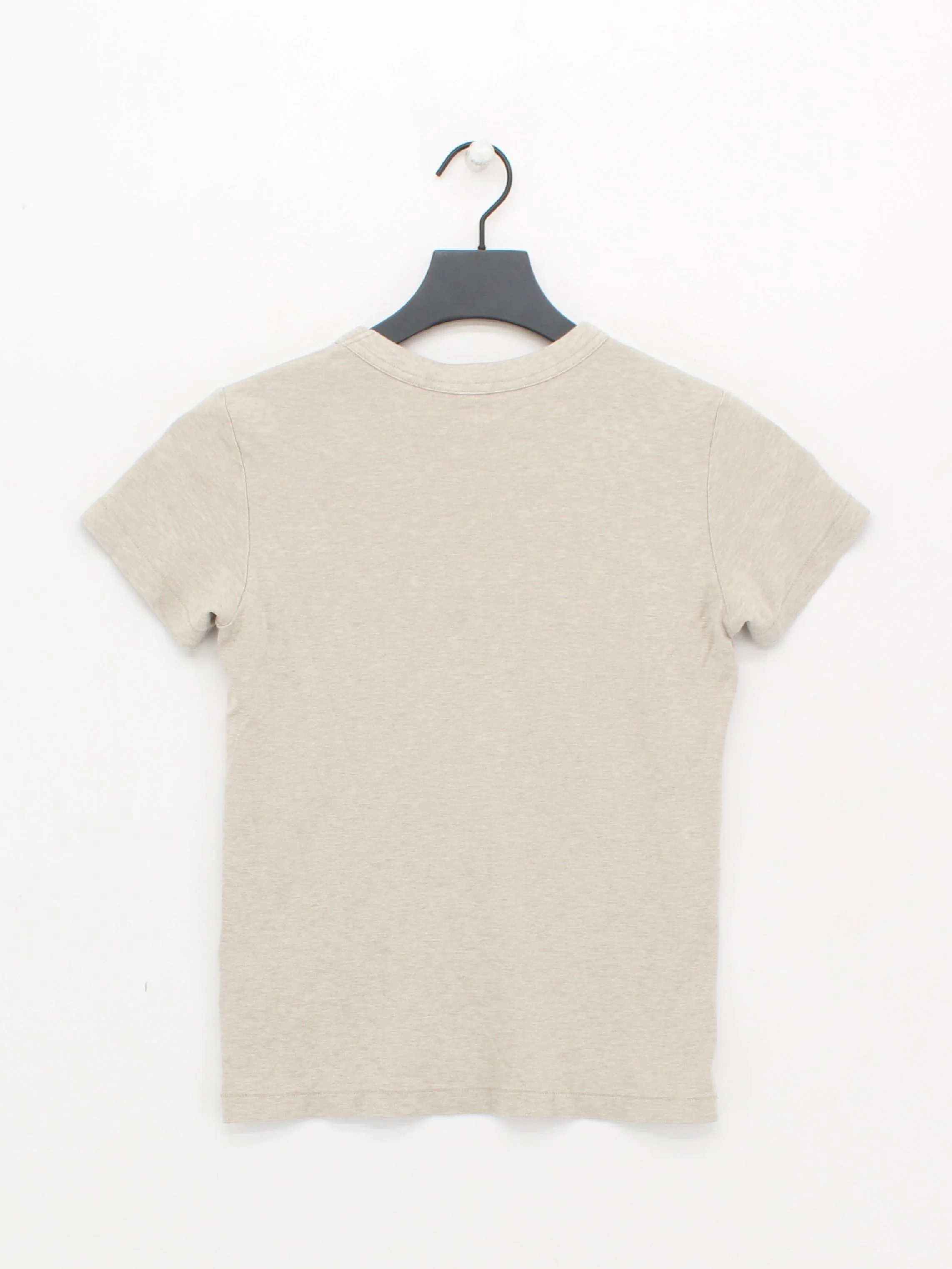 Uniqlo Men's T-Shirt M Cream 100% Cotton Basic - Image 2