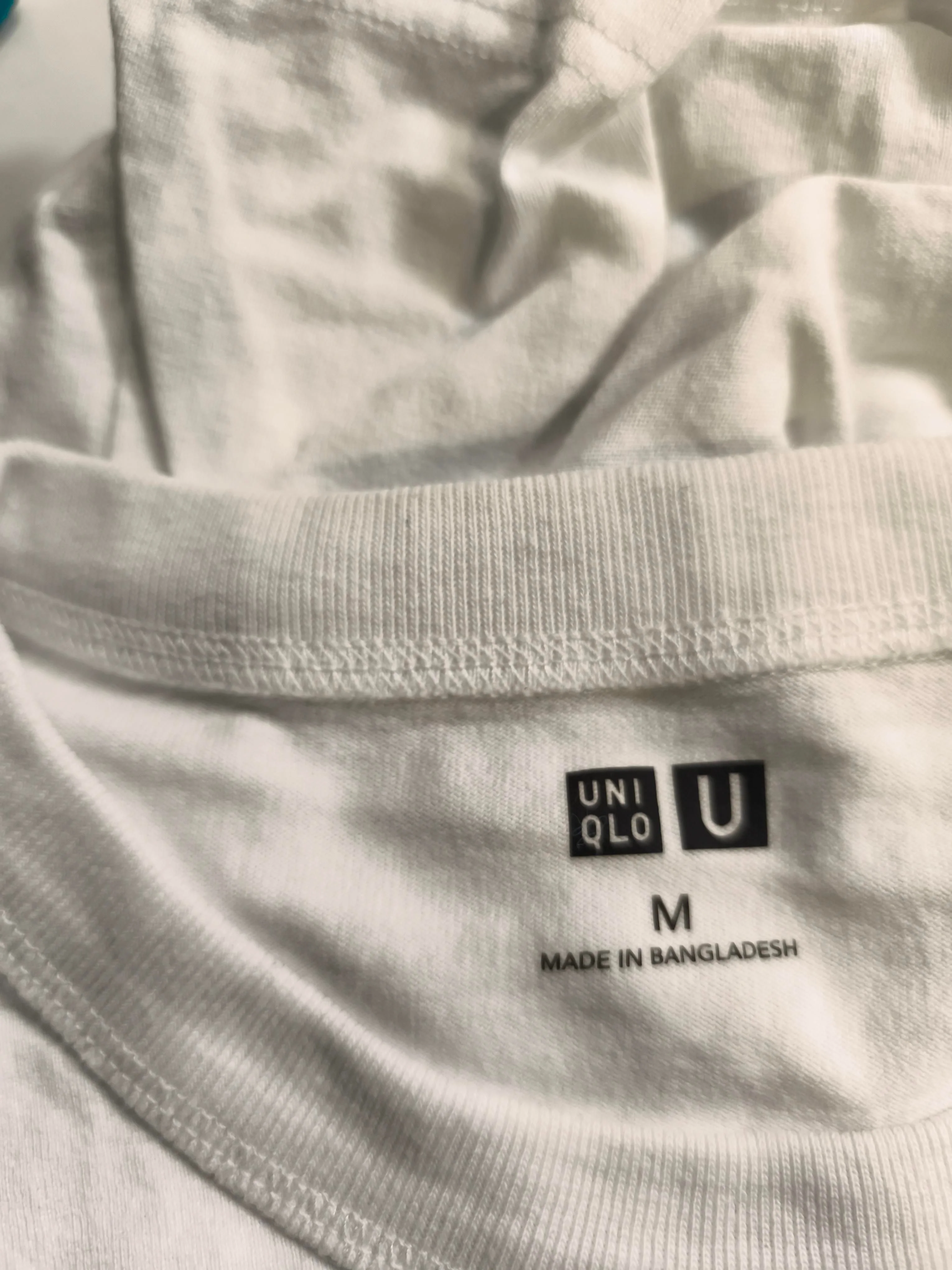 Uniqlo Men's T-Shirt M White 100% Cotton Basic - Image 6