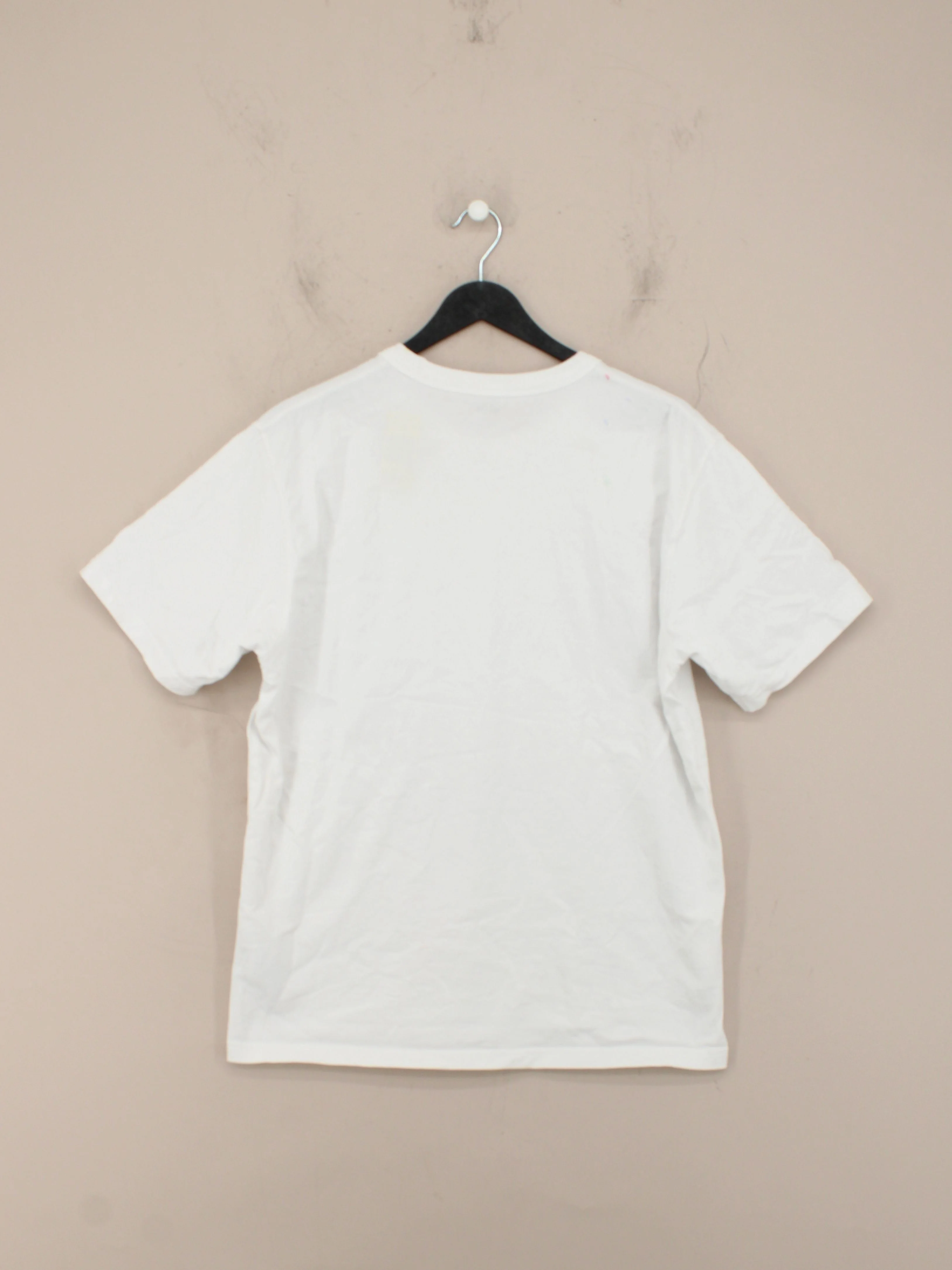 Uniqlo Men's T-Shirt M White 100% Cotton Basic - Image 2