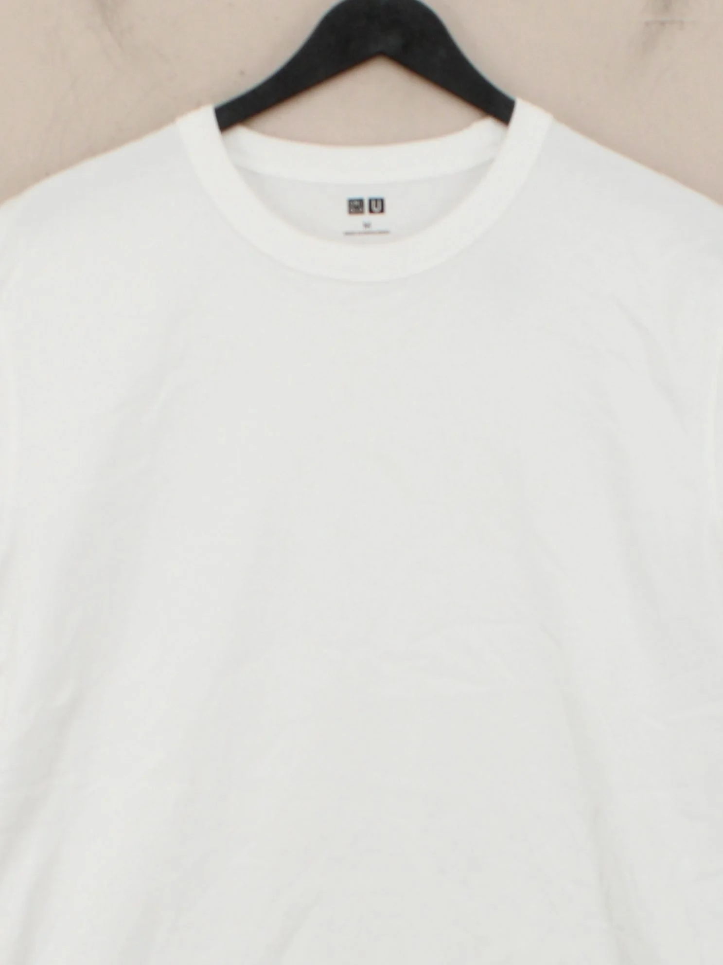 Uniqlo Men's T-Shirt M White 100% Cotton Basic - Image 3