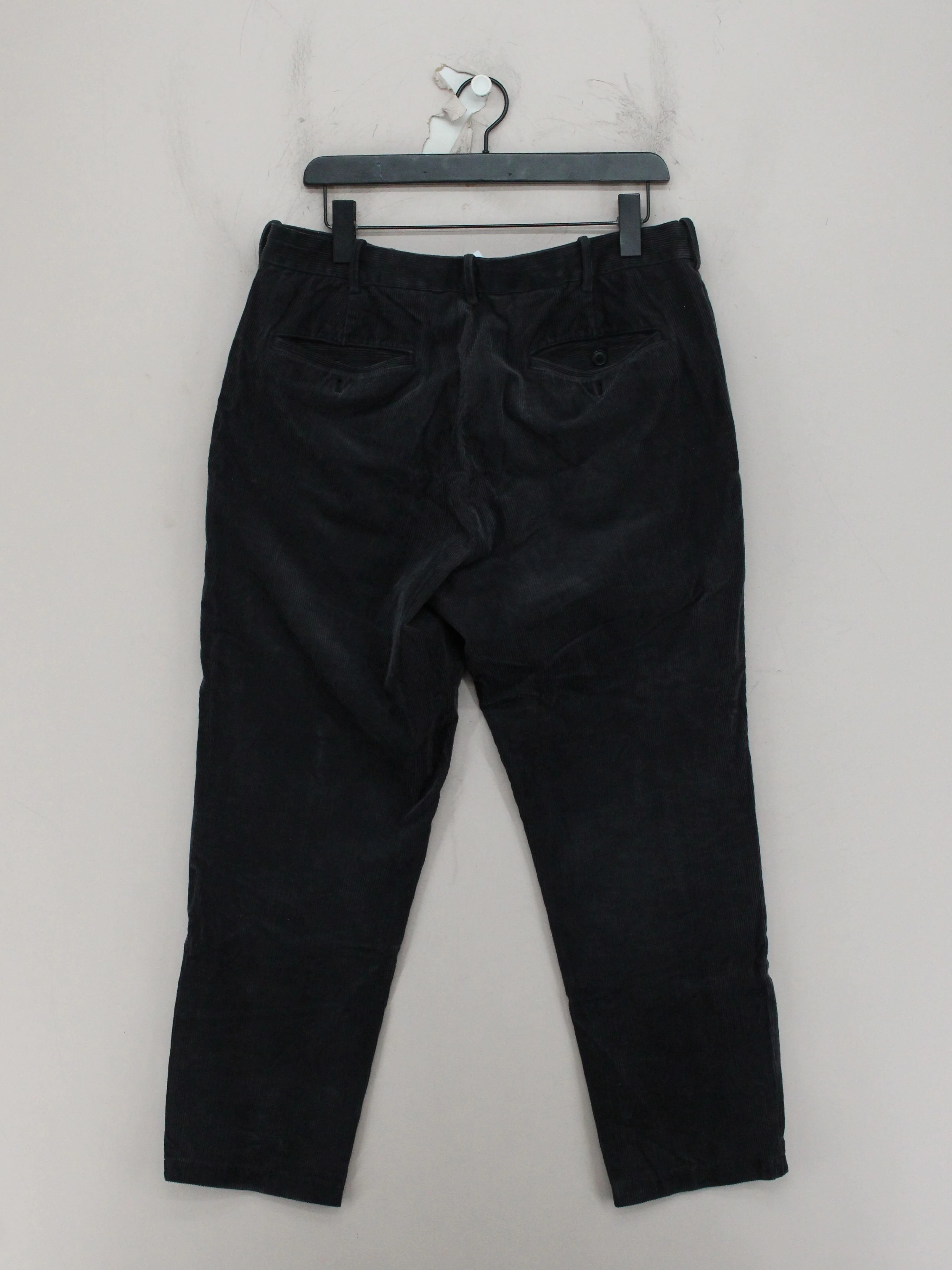 Uniqlo Men's Trousers L Black Cotton with Elastane Straight Chino - Image 2