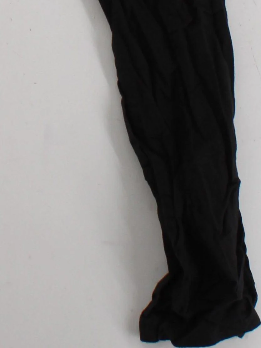 Uniqlo Men's Trousers M Black Cotton with Linen, Elastane Tapered Chino - Image 4