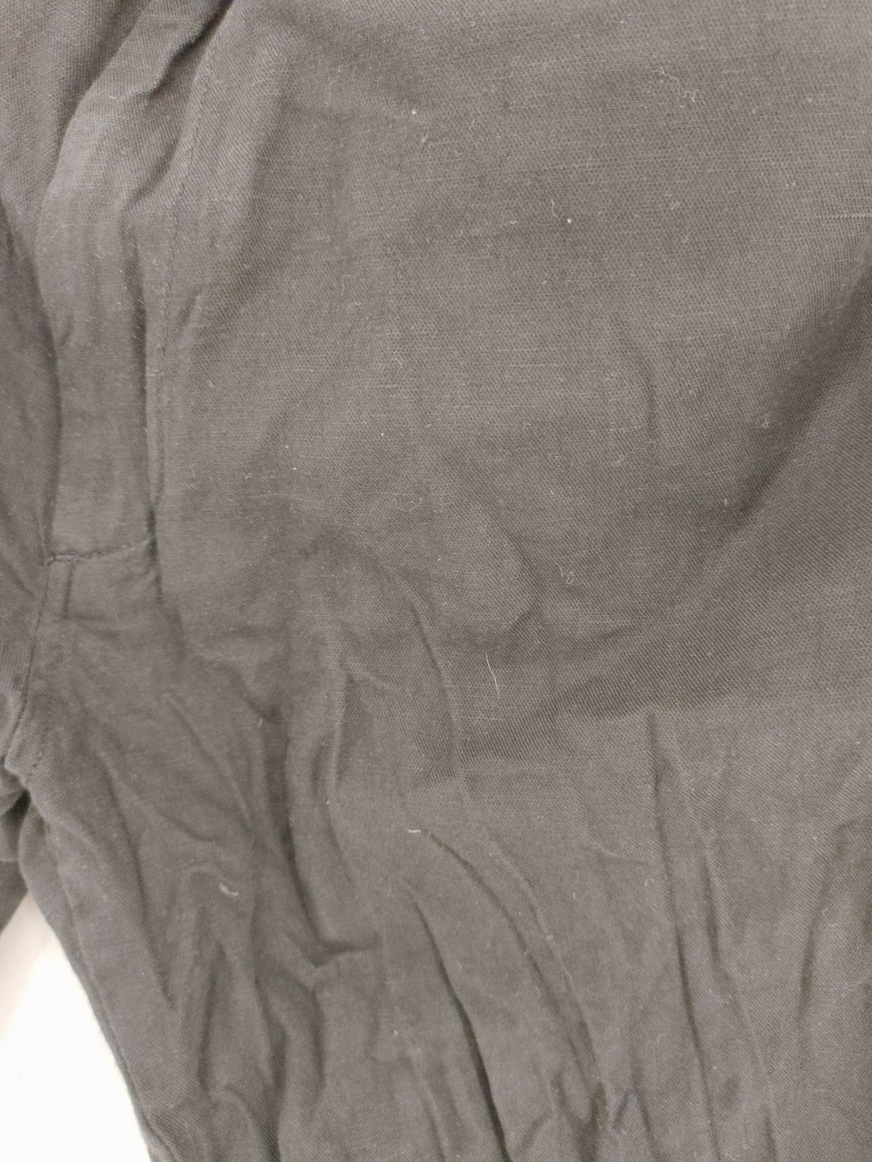 Uniqlo Men's Trousers M Black Cotton with Linen, Elastane Tapered Chino - Image 5