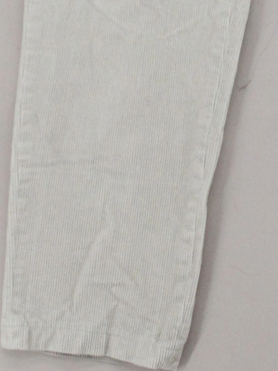 Uniqlo Men's Trousers M Cream Cotton with Elastane Tapered Chino - Image 4