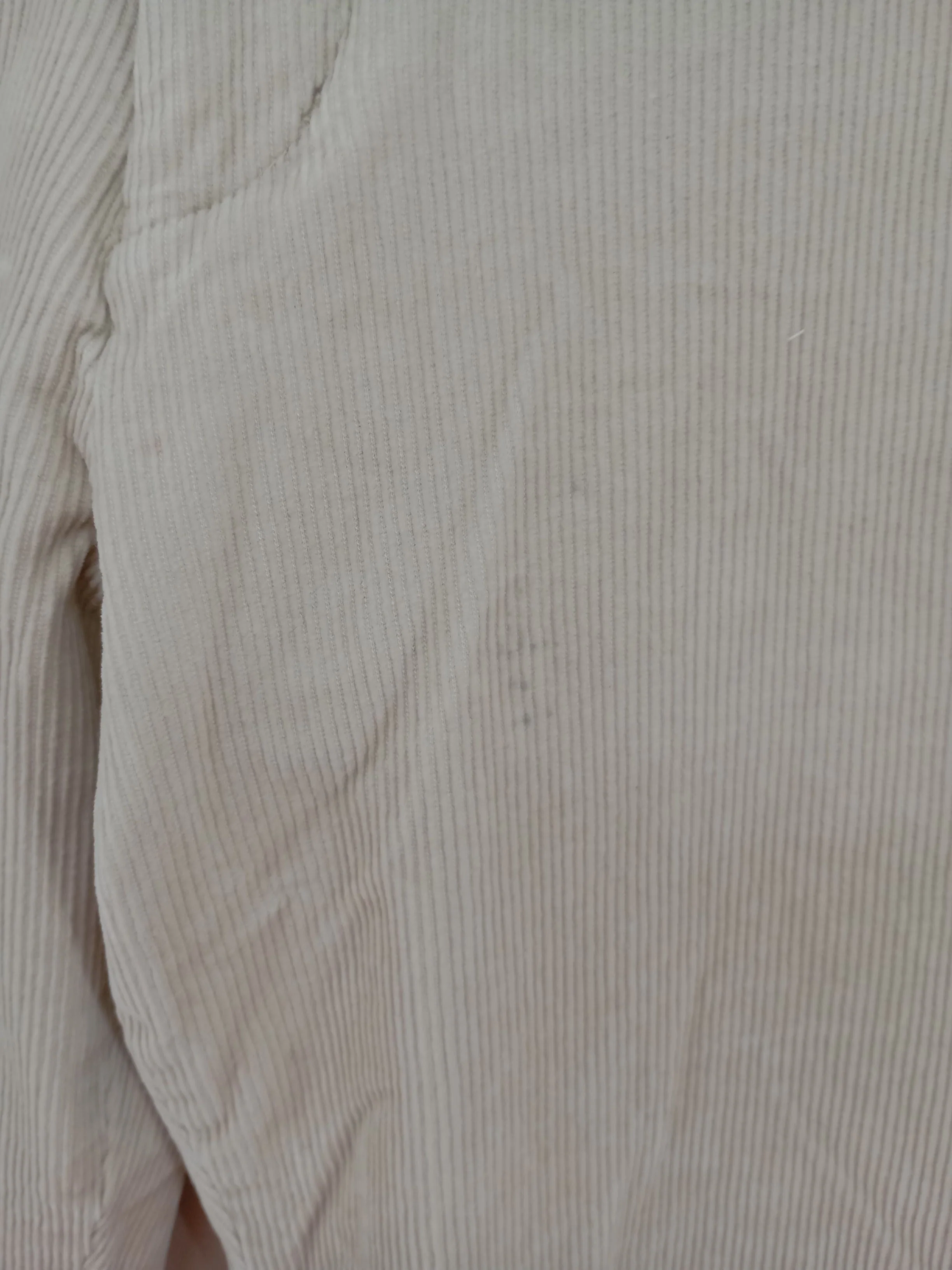 Uniqlo Men's Trousers M Cream Cotton with Elastane Tapered Chino - Image 5