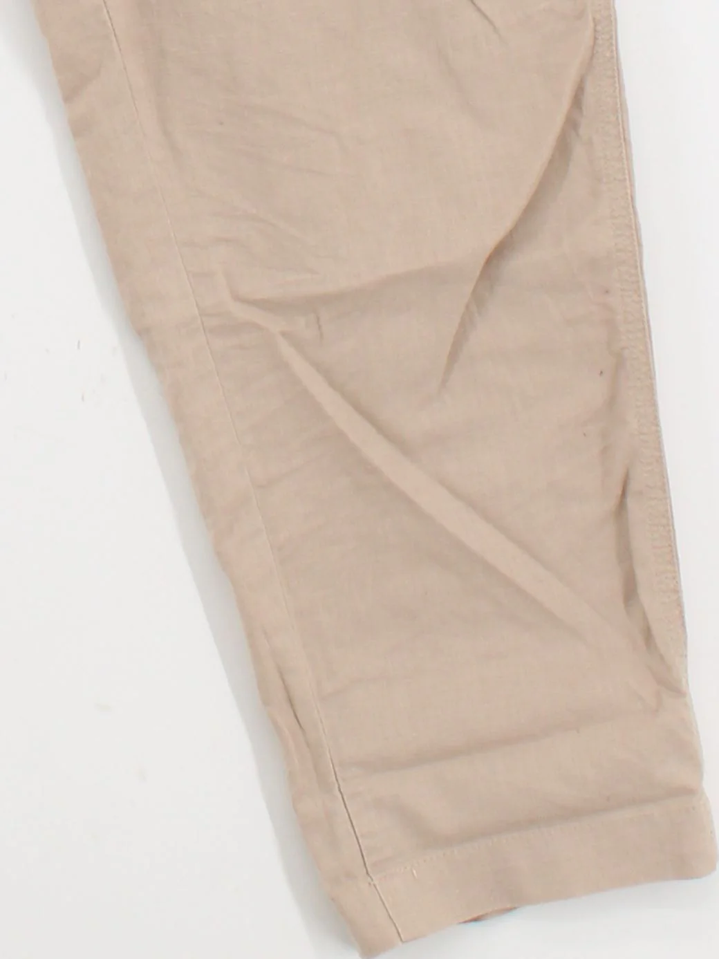 Uniqlo Men's Trousers M Tan Cotton with Linen Tapered Chino - Image 4
