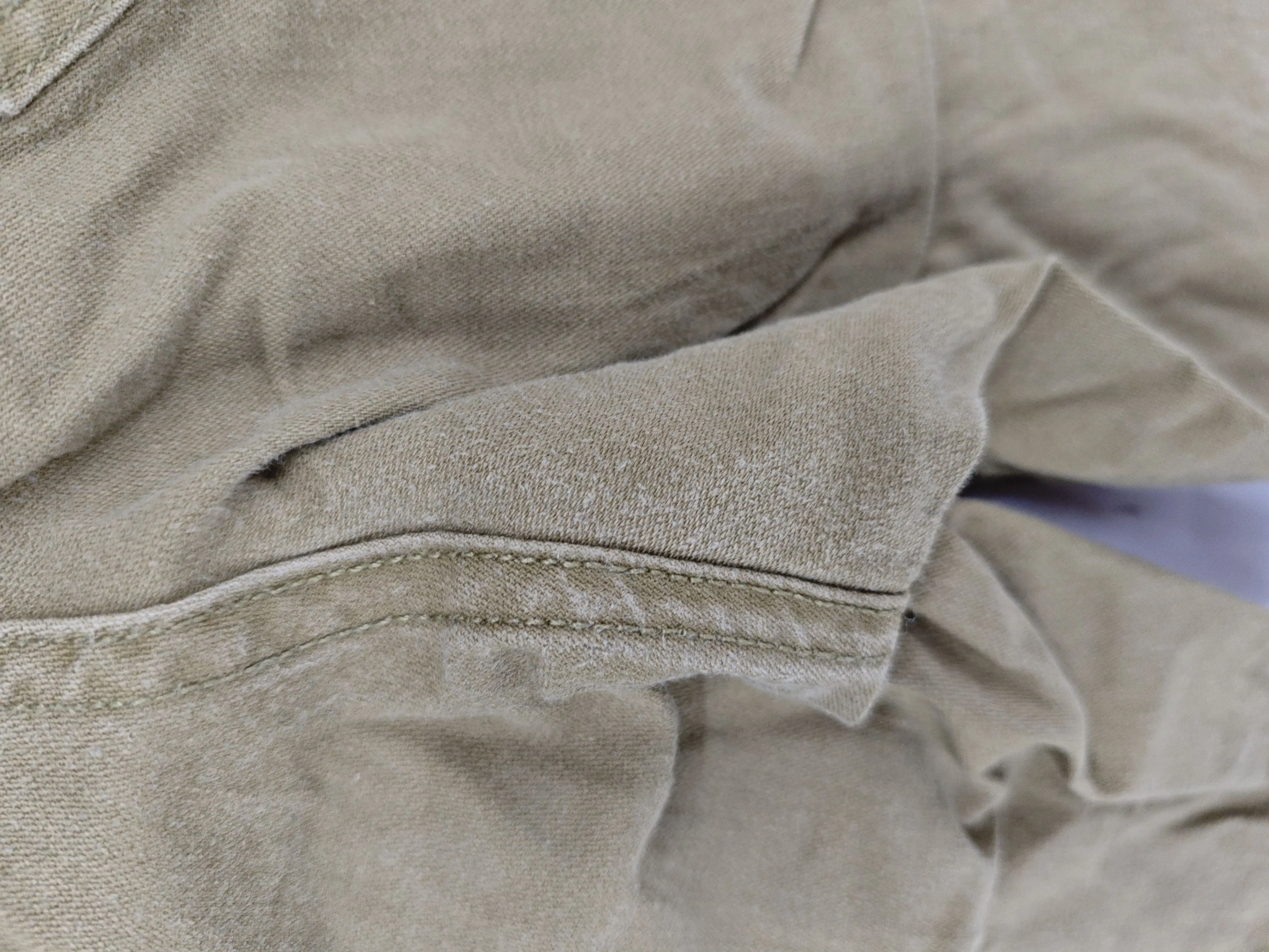 Uniqlo Men's Trousers W 25 in Green 100% Cotton Wide-Leg Chino - Image 5