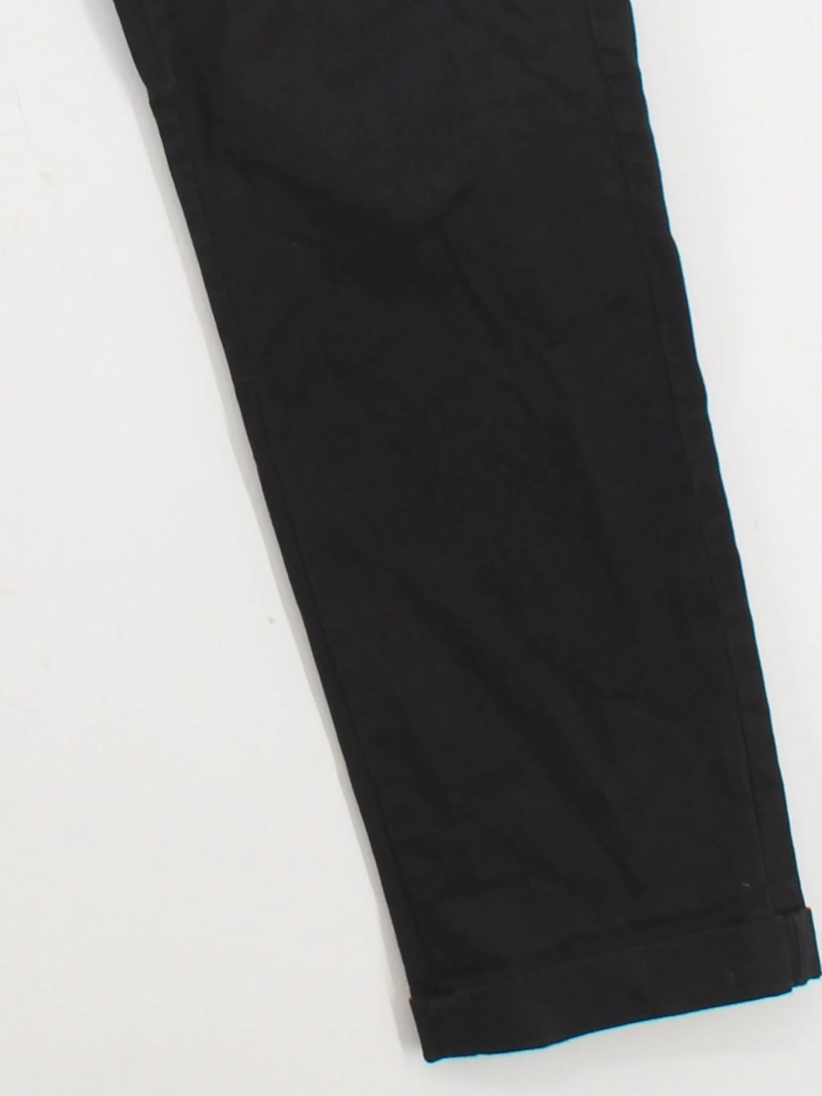 Uniqlo Men's Trousers W 32 in; L 34 in Black Cotton with Elastane Straight Chino - Image 4