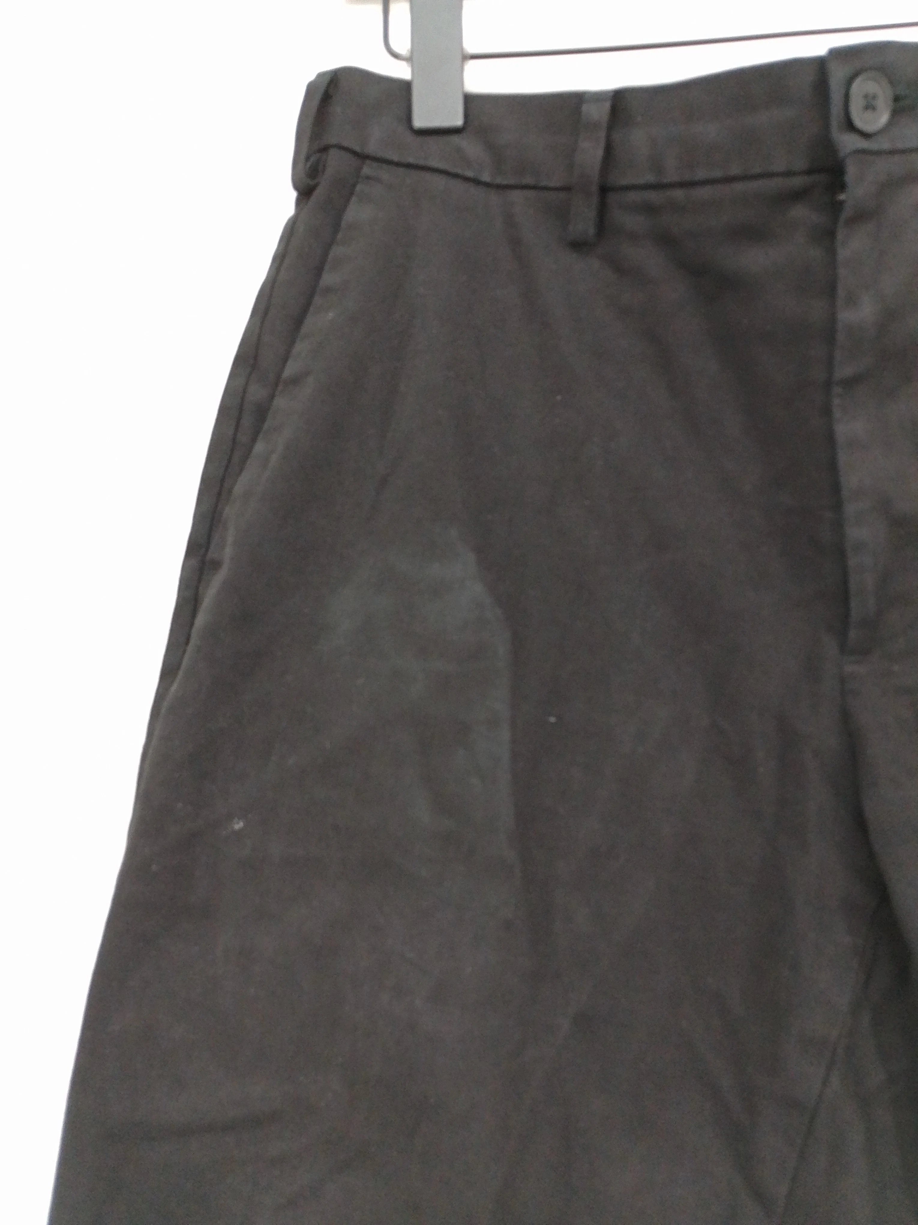 Uniqlo Men's Trousers W 32 in; L 34 in Black Cotton with Elastane Straight Chino - Image 5